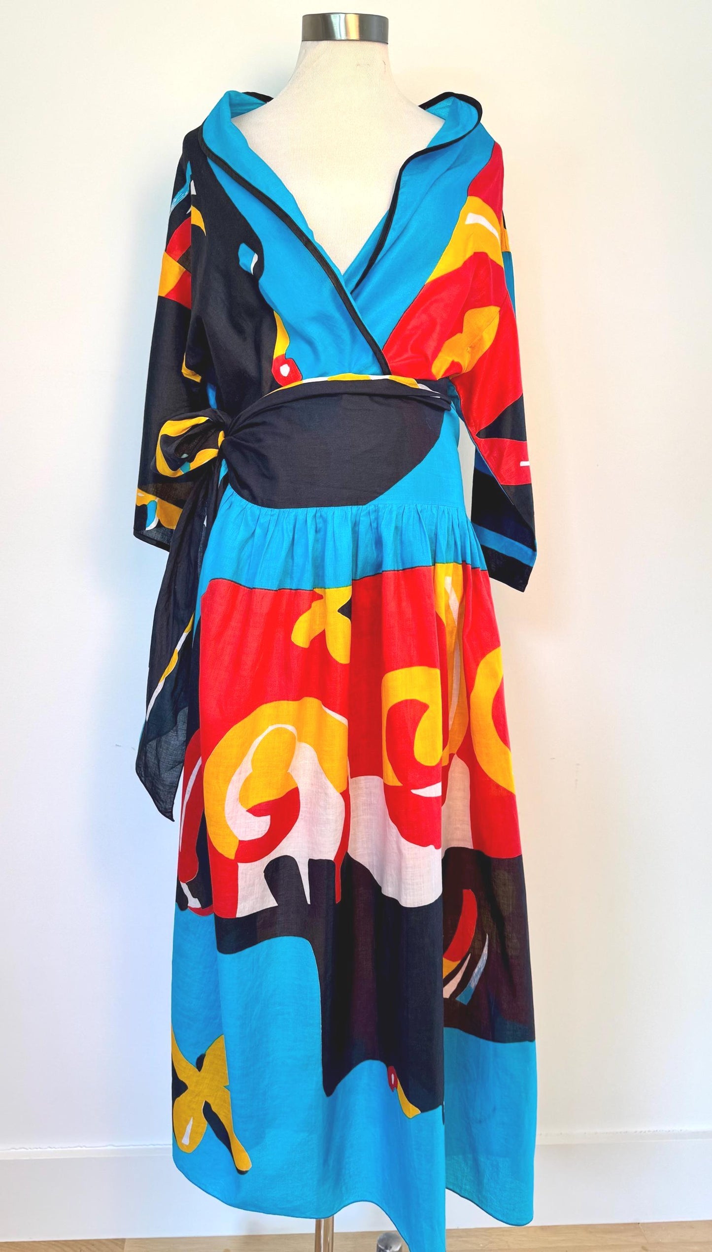 1980s Michaele Volbracht 3 Piece Beach Wear