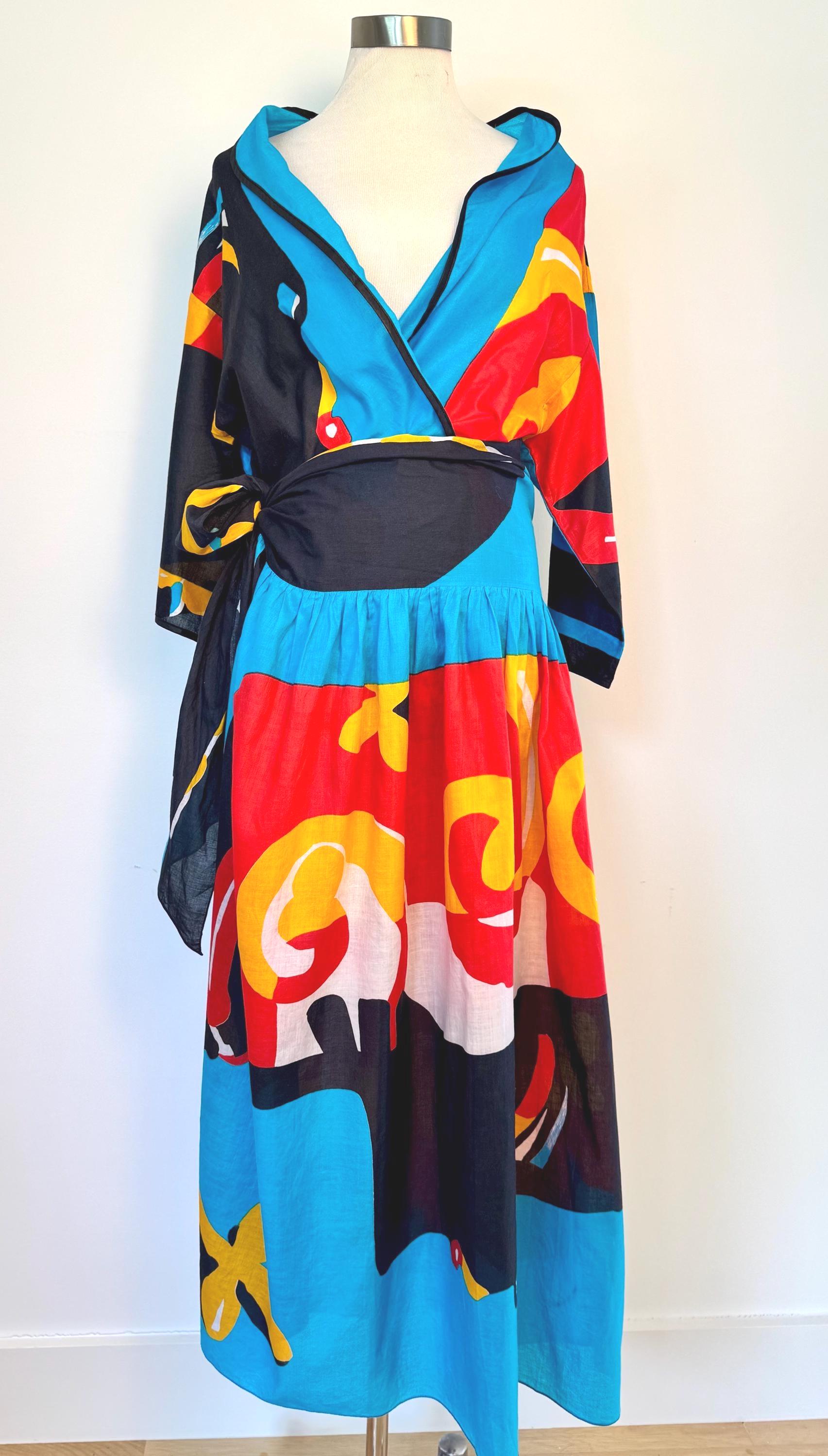 1980s Michaele Volbracht 3 Piece Beach Wear