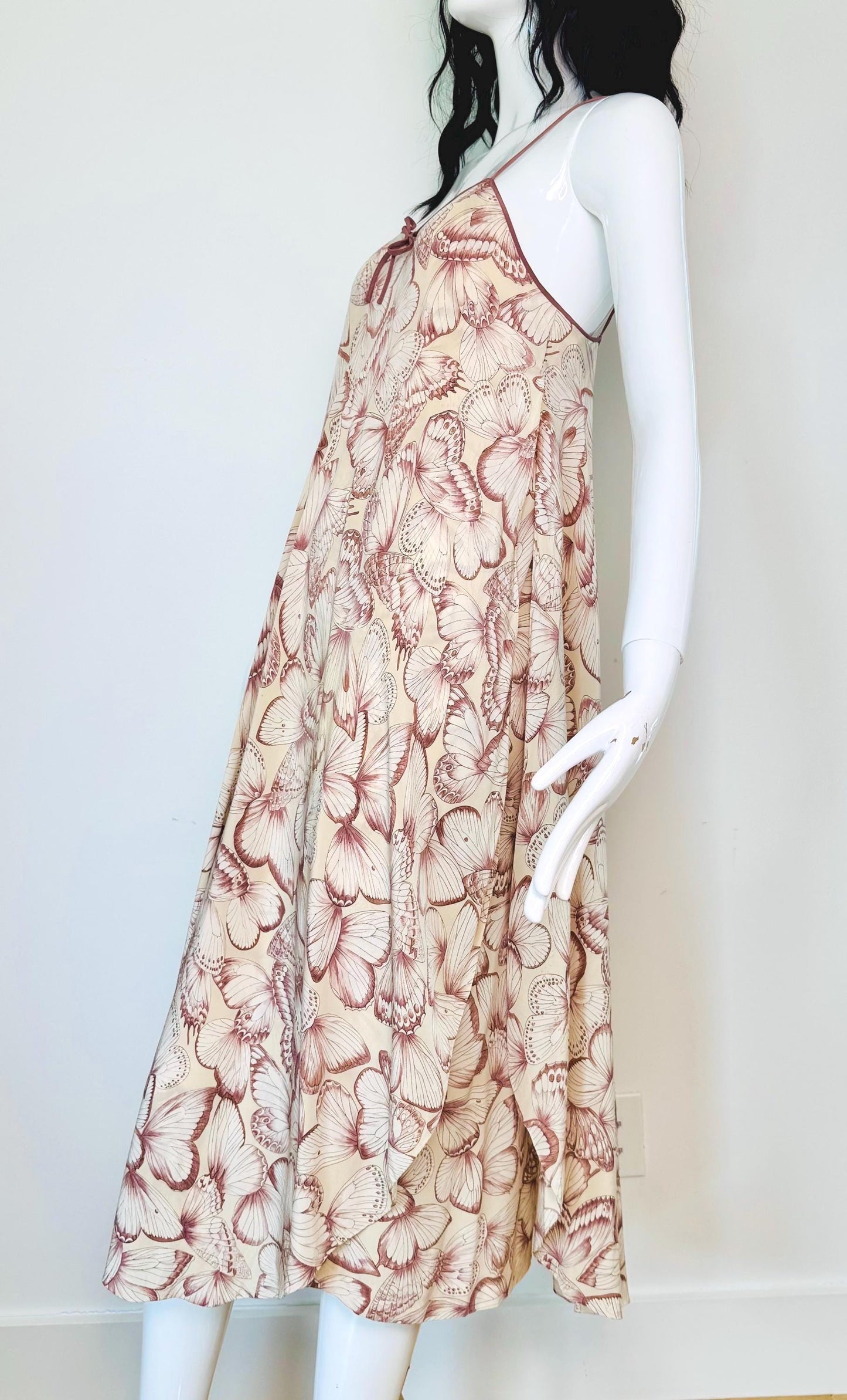 1979 Hanae Mori Couture Silk Dress