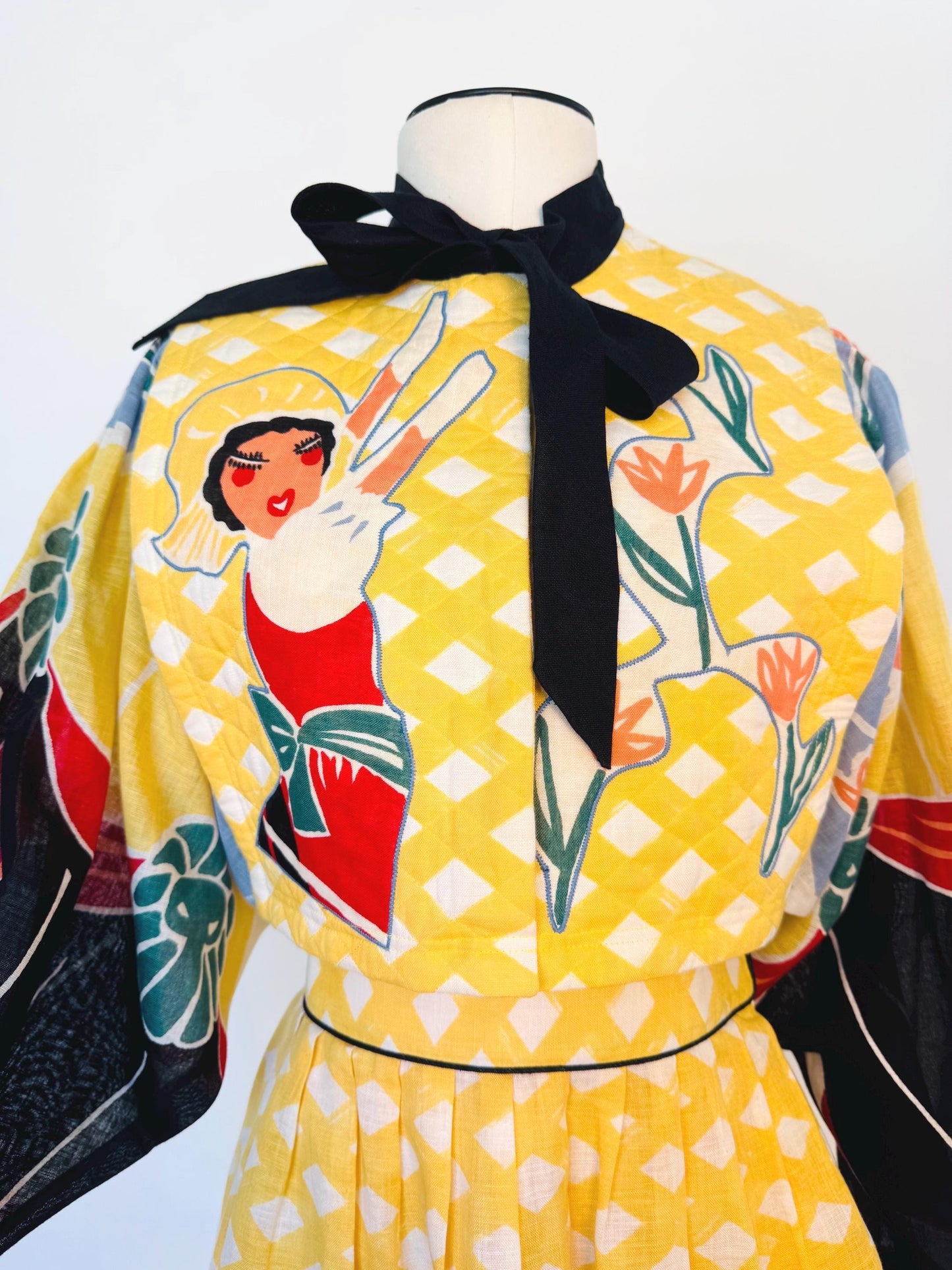 RARE Michael Vollbracht Wearable Art Skirt Set