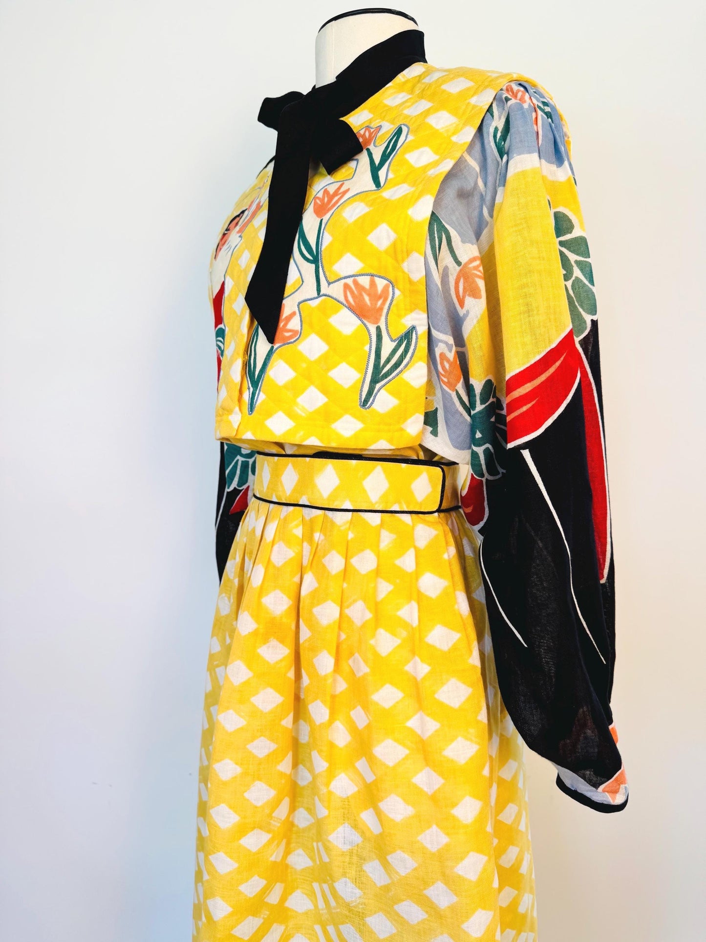 RARE Michael Vollbracht Wearable Art Skirt Set