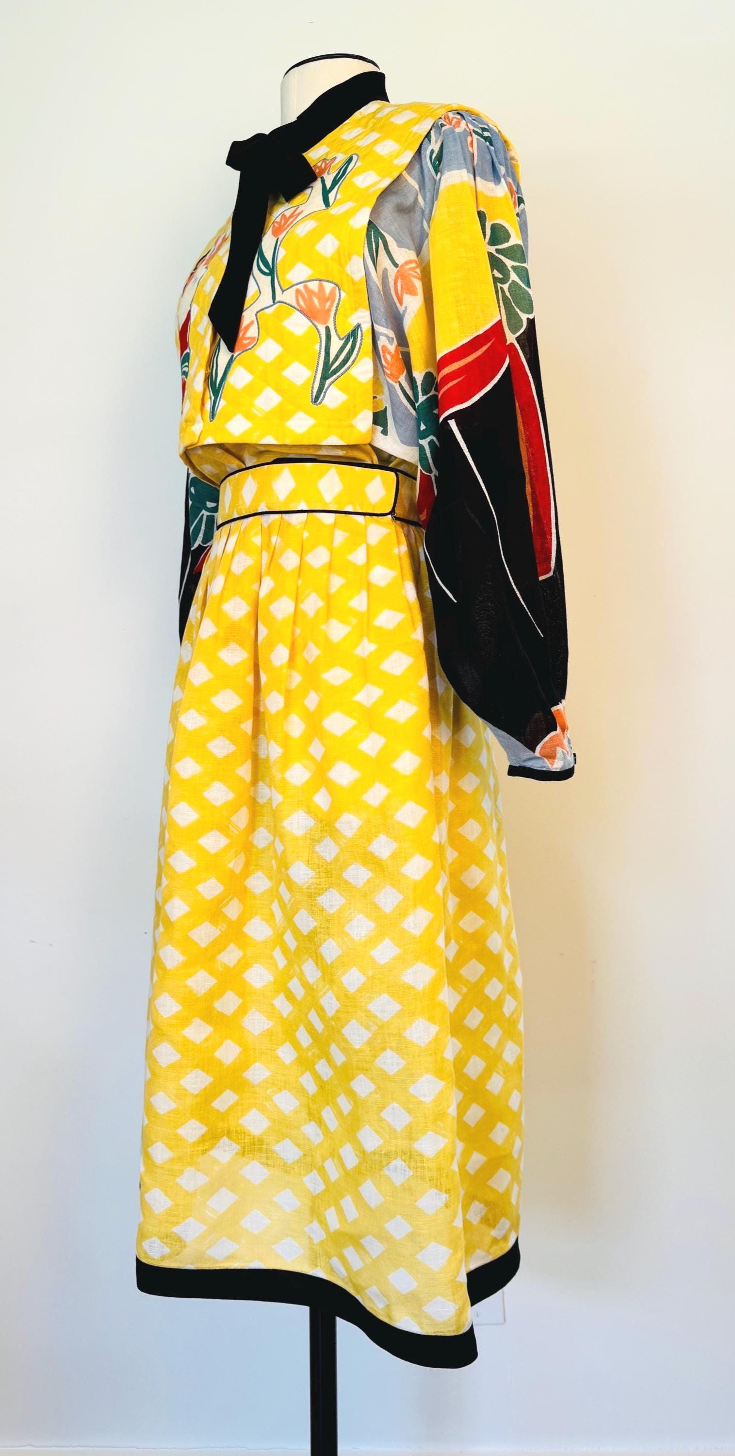 RARE Michael Vollbracht Wearable Art Skirt Set