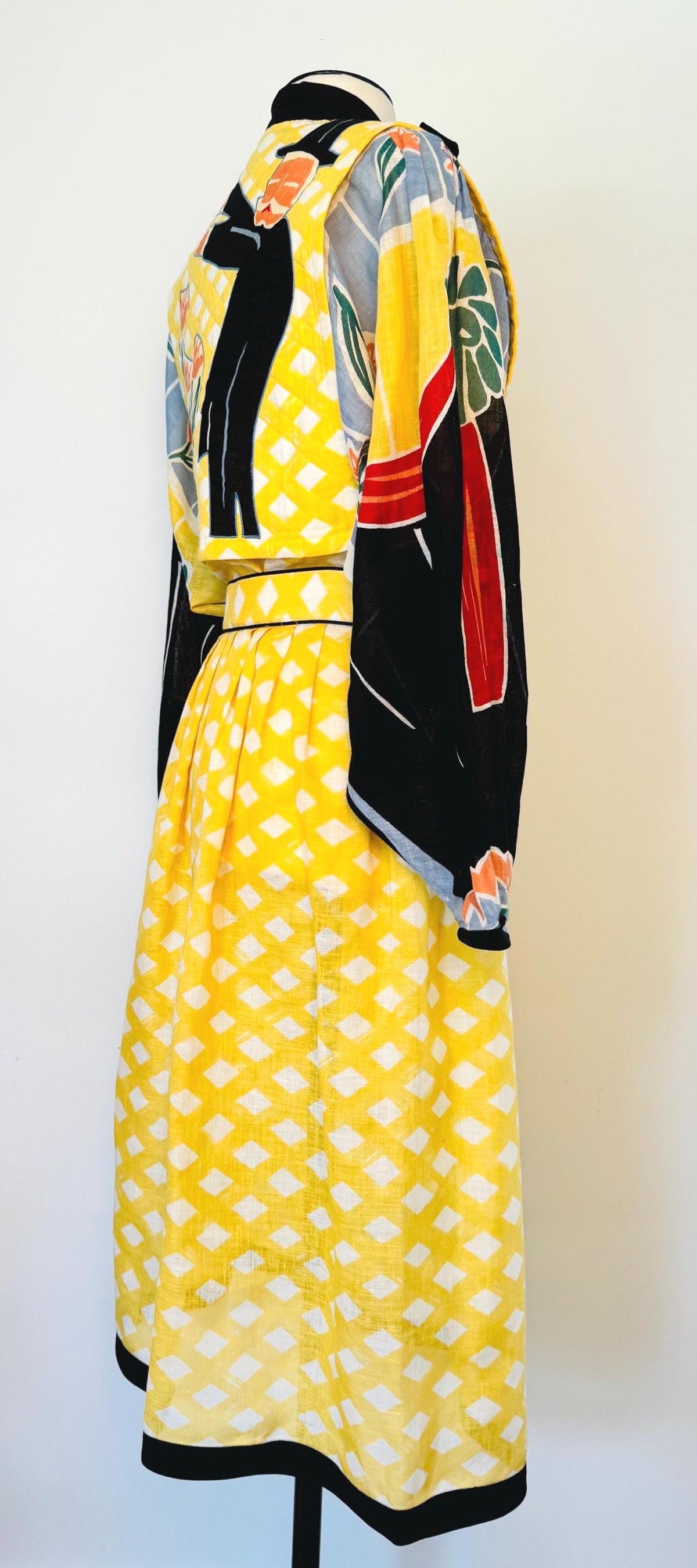 RARE Michael Vollbracht Wearable Art Skirt Set