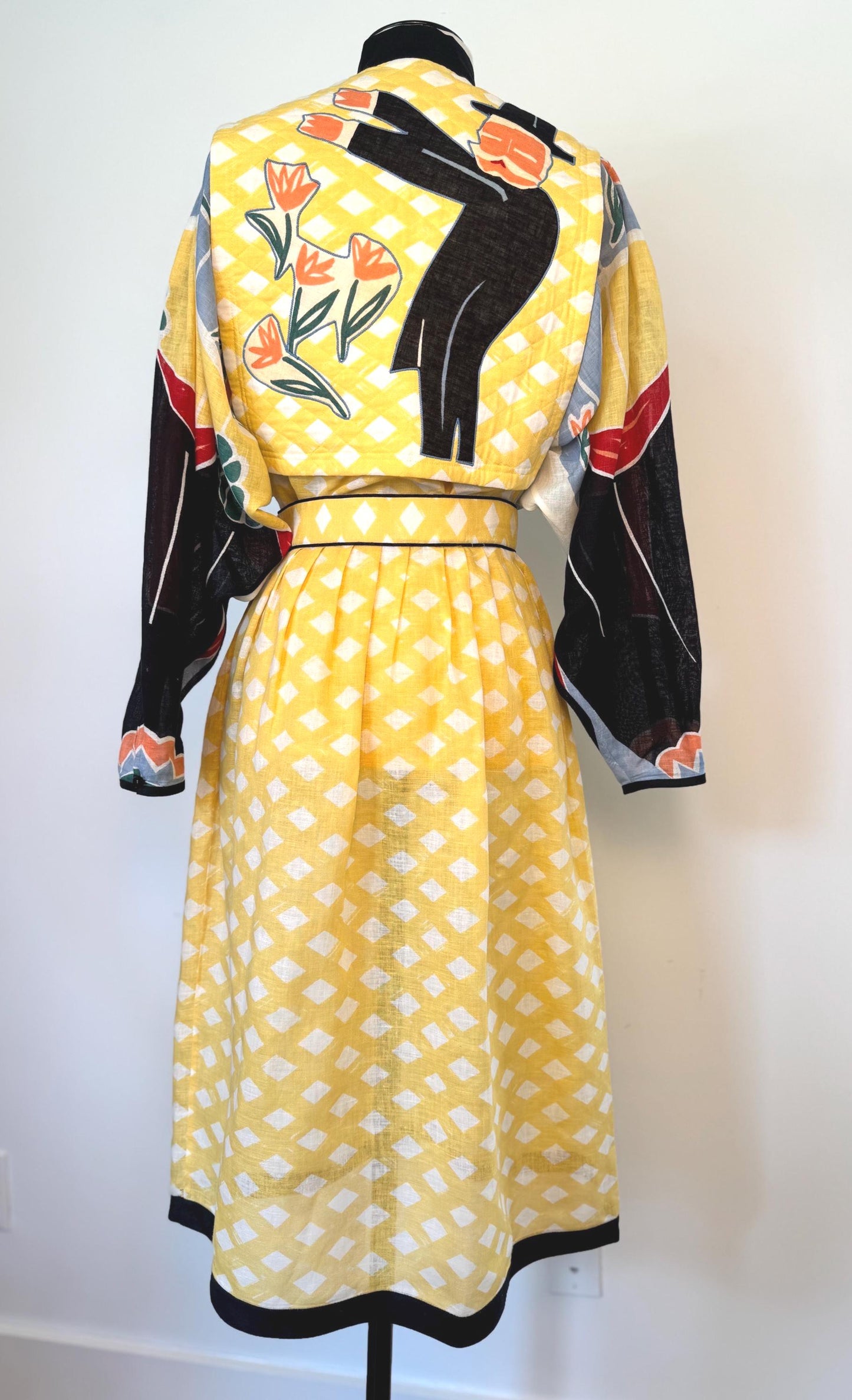 RARE Michael Vollbracht Wearable Art Skirt Set