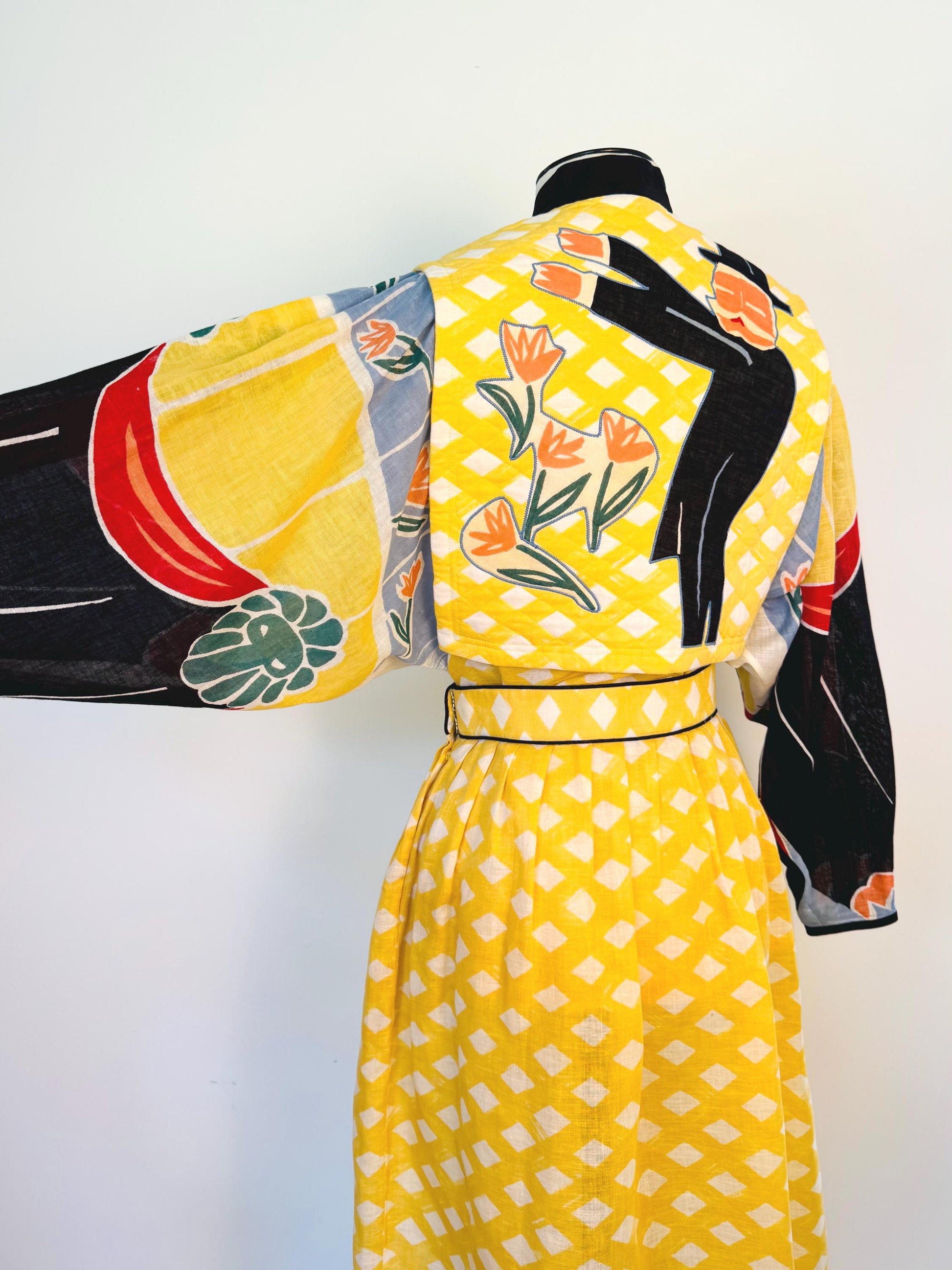 RARE Michael Vollbracht Wearable Art Skirt Set