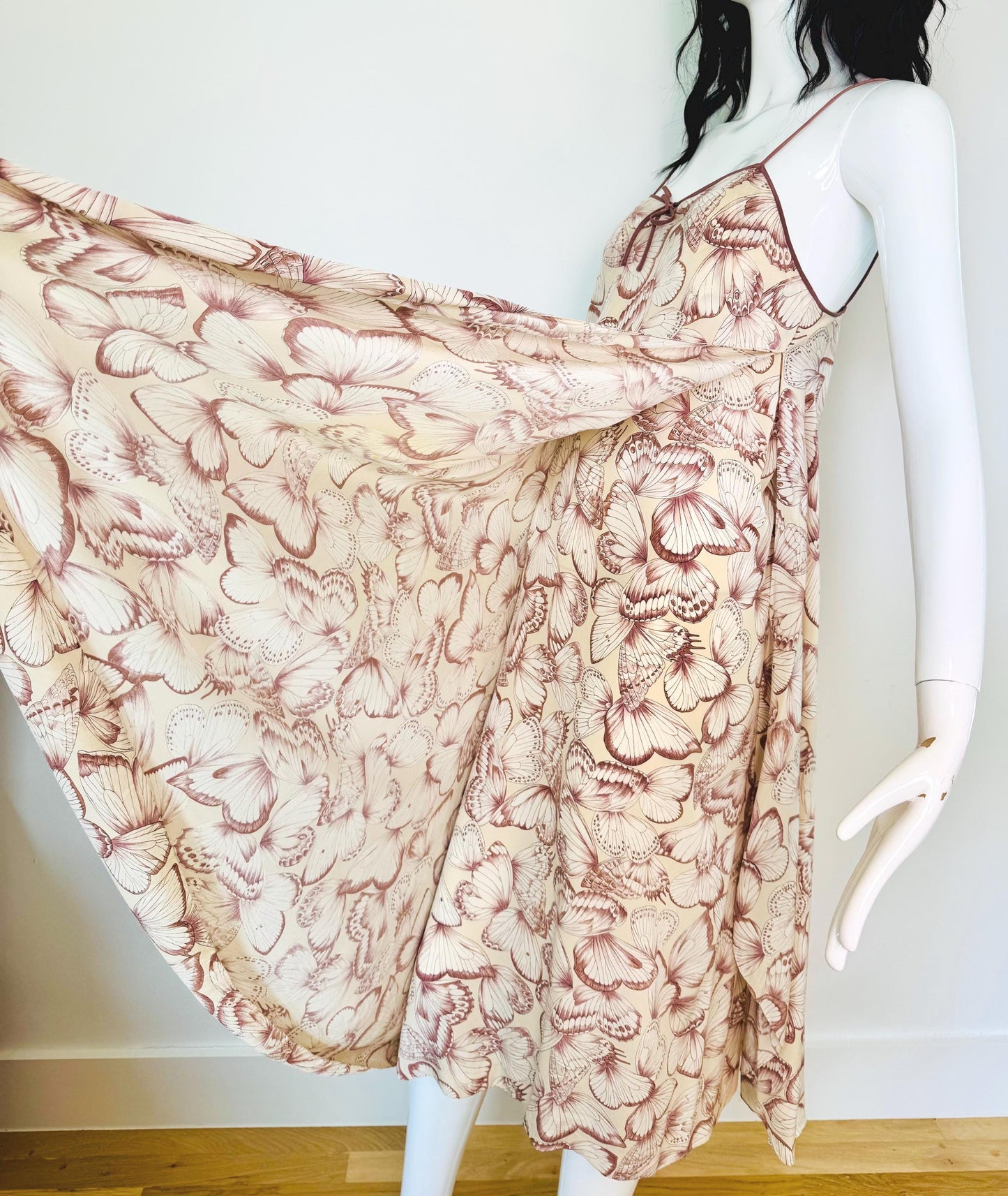 1979 Hanae Mori Couture Silk Dress