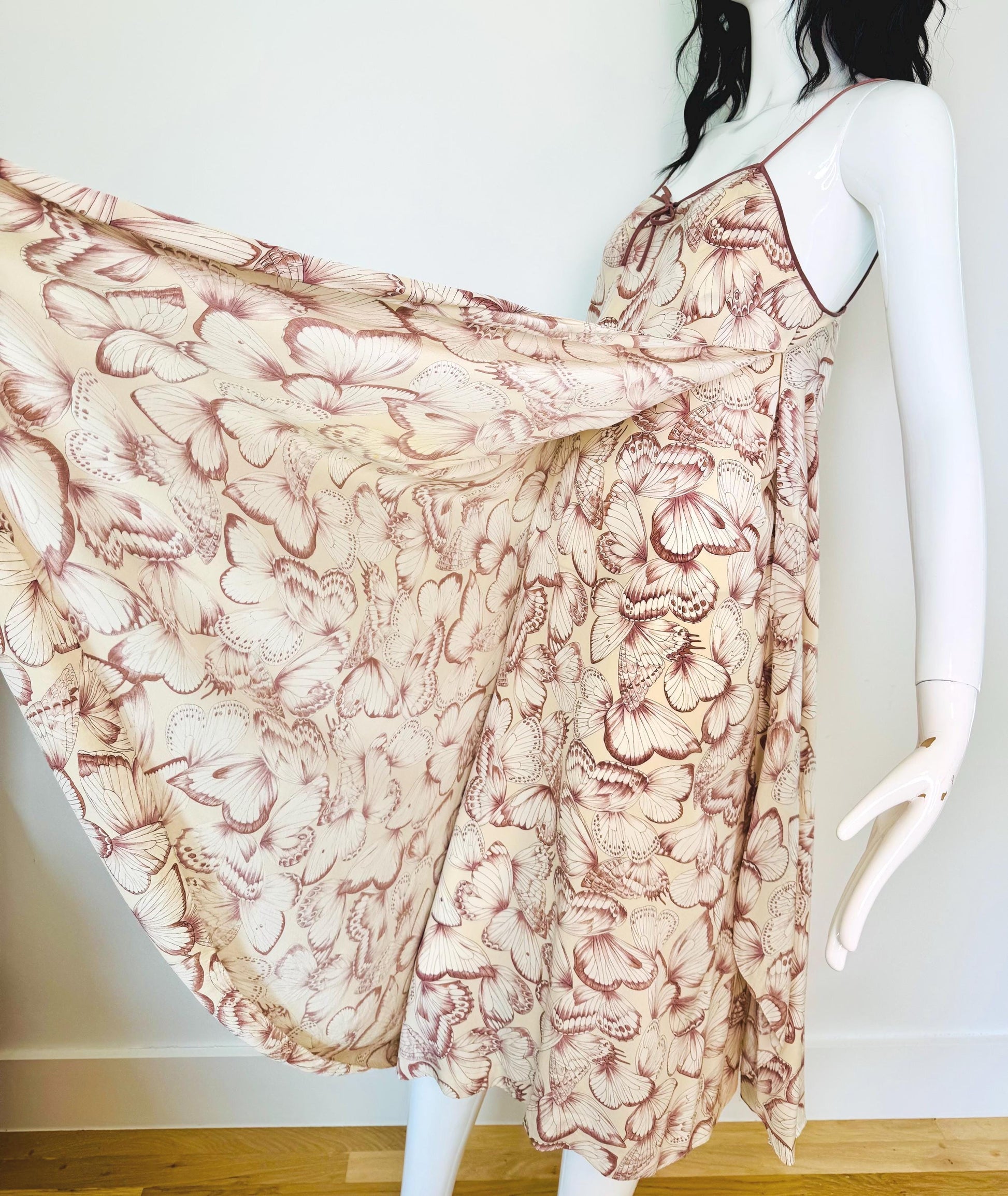 1979 Hanae Mori Couture Silk Dress