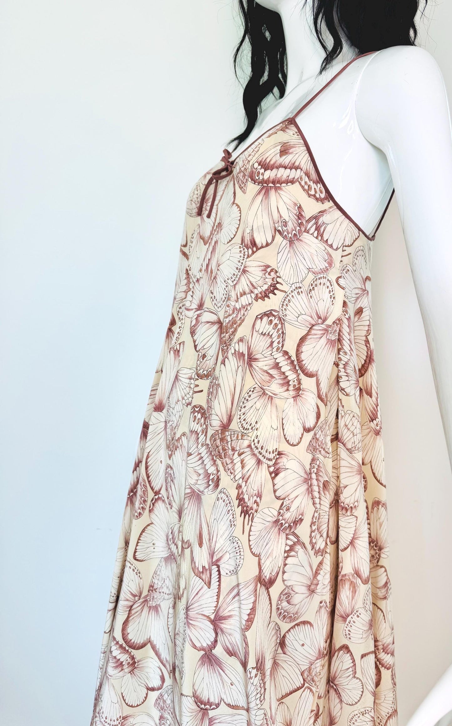 1979 Hanae Mori Couture Silk Dress