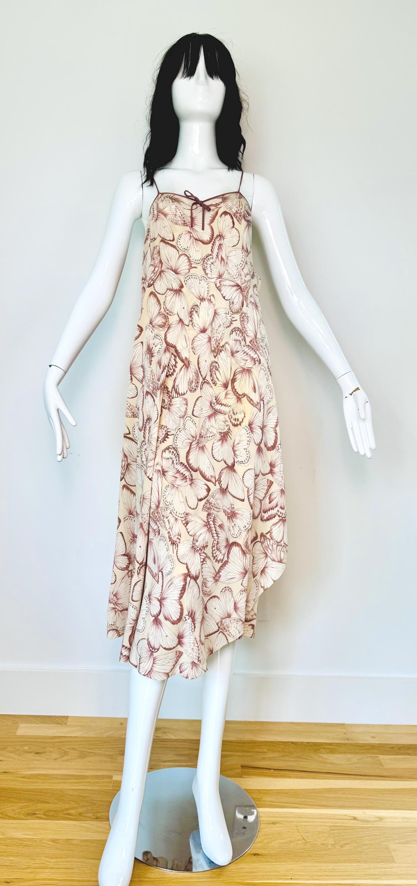 1979 Hanae Mori Couture Silk Dress