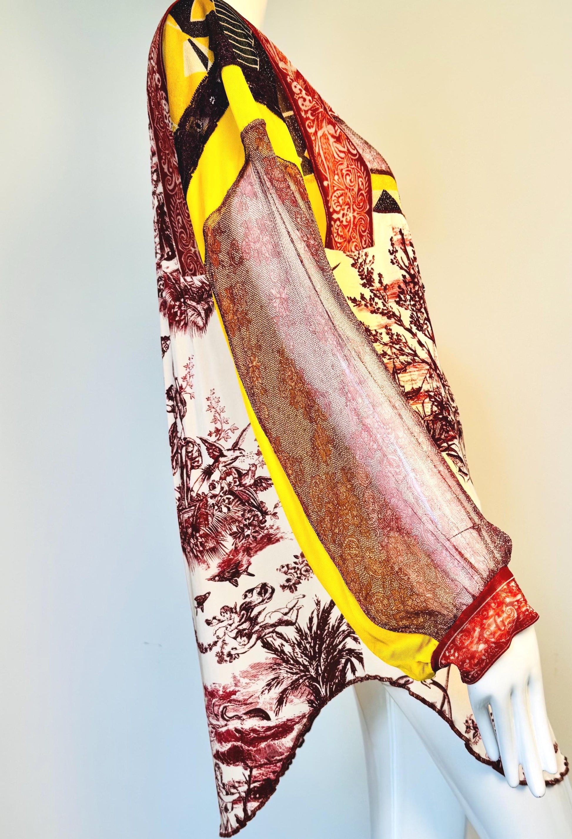 Vintage Jean Paul Gaultier Patchwork Mini Dress