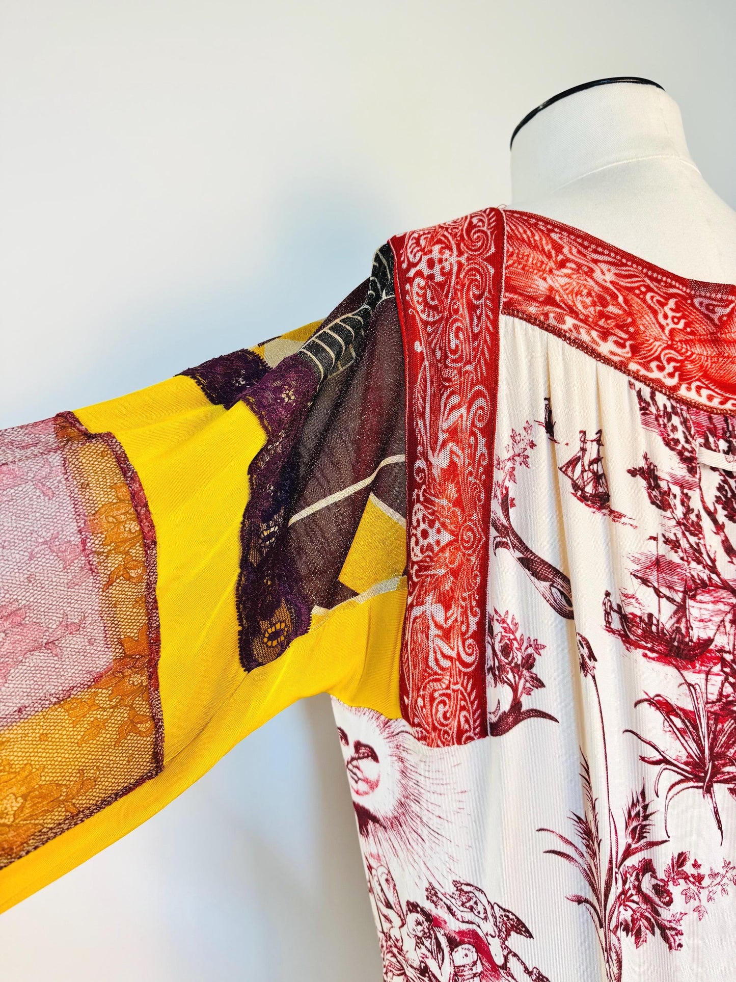 Vintage Jean Paul Gaultier Patchwork Mini Dress