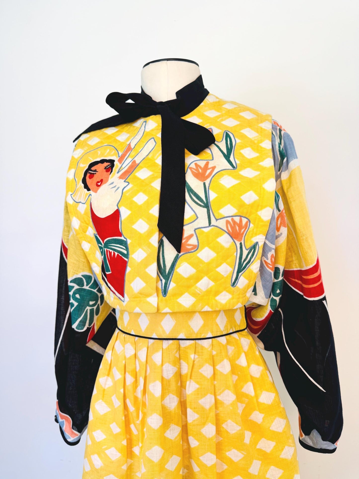 RARE Michael Vollbracht Wearable Art Skirt Set