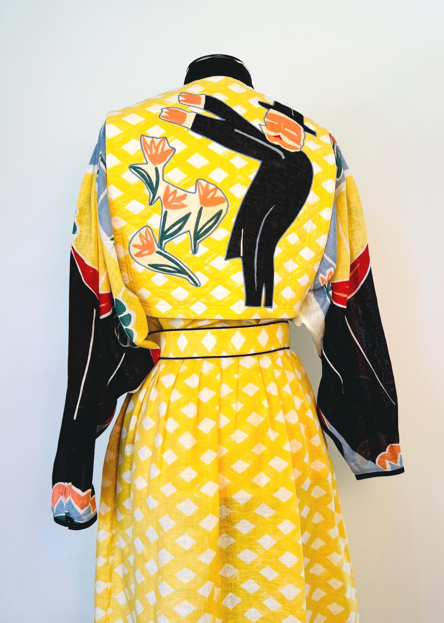 RARE Michael Vollbracht Wearable Art Skirt Set