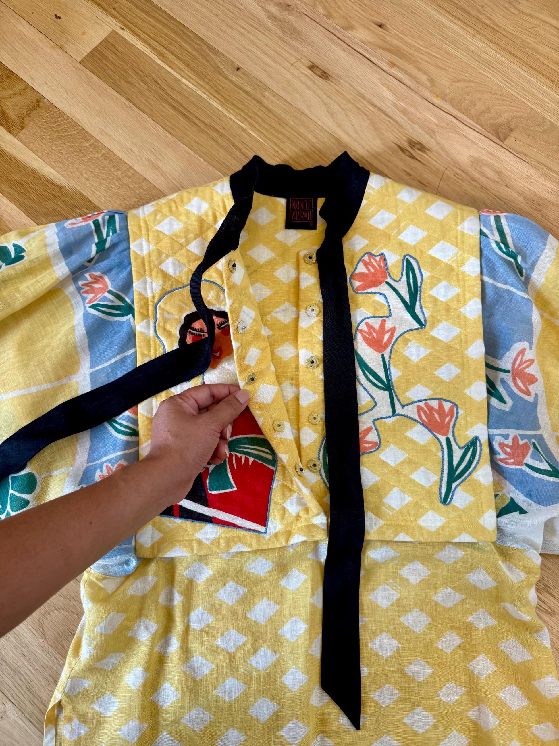 RARE Michael Vollbracht Wearable Art Skirt Set
