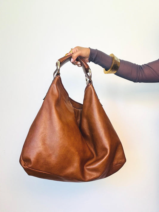 Tom Ford for Gucci Large Horsebit Leather Hobo Bag