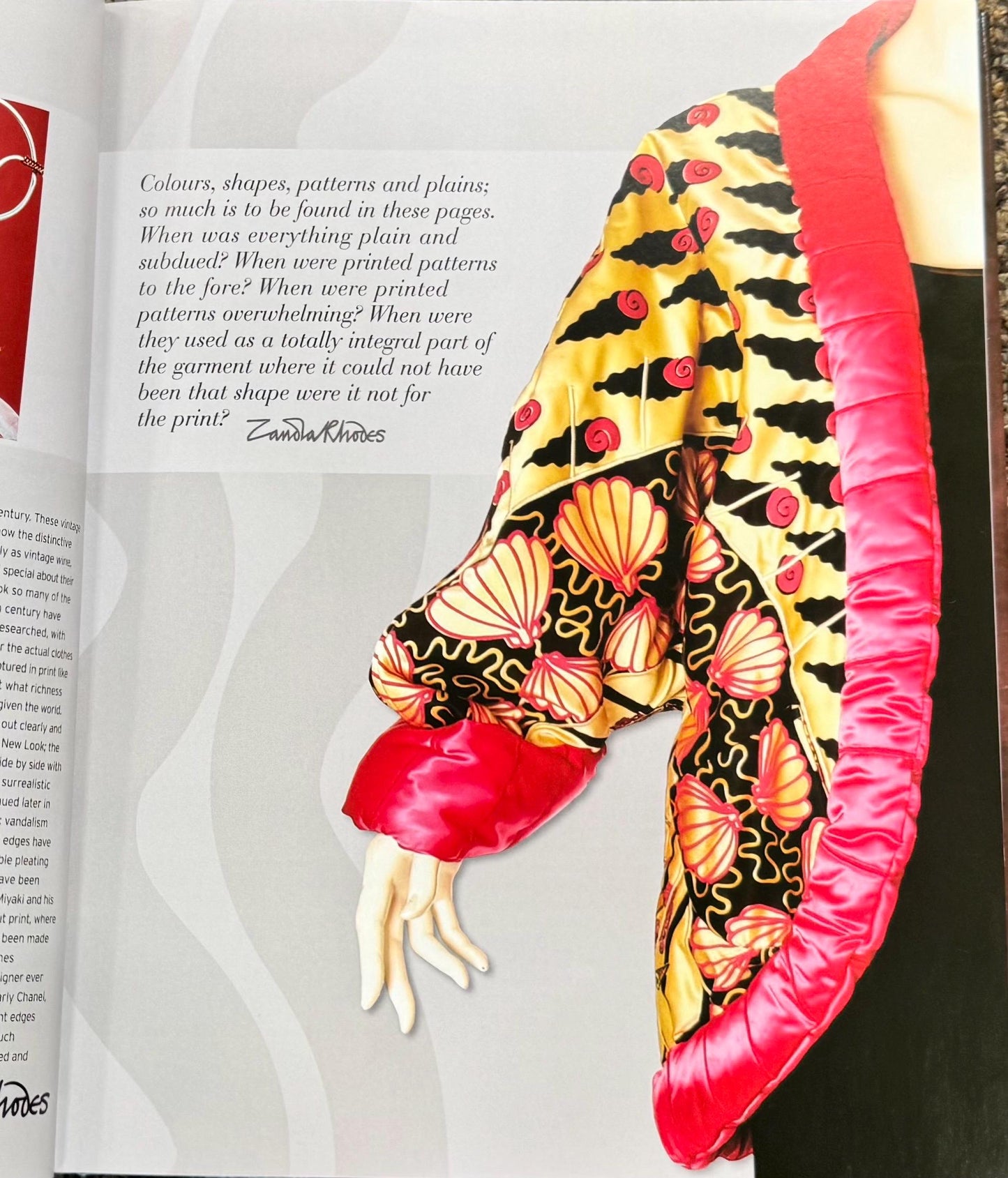 Zandra Rhodes 1973 Archival Sea Shell Jacket