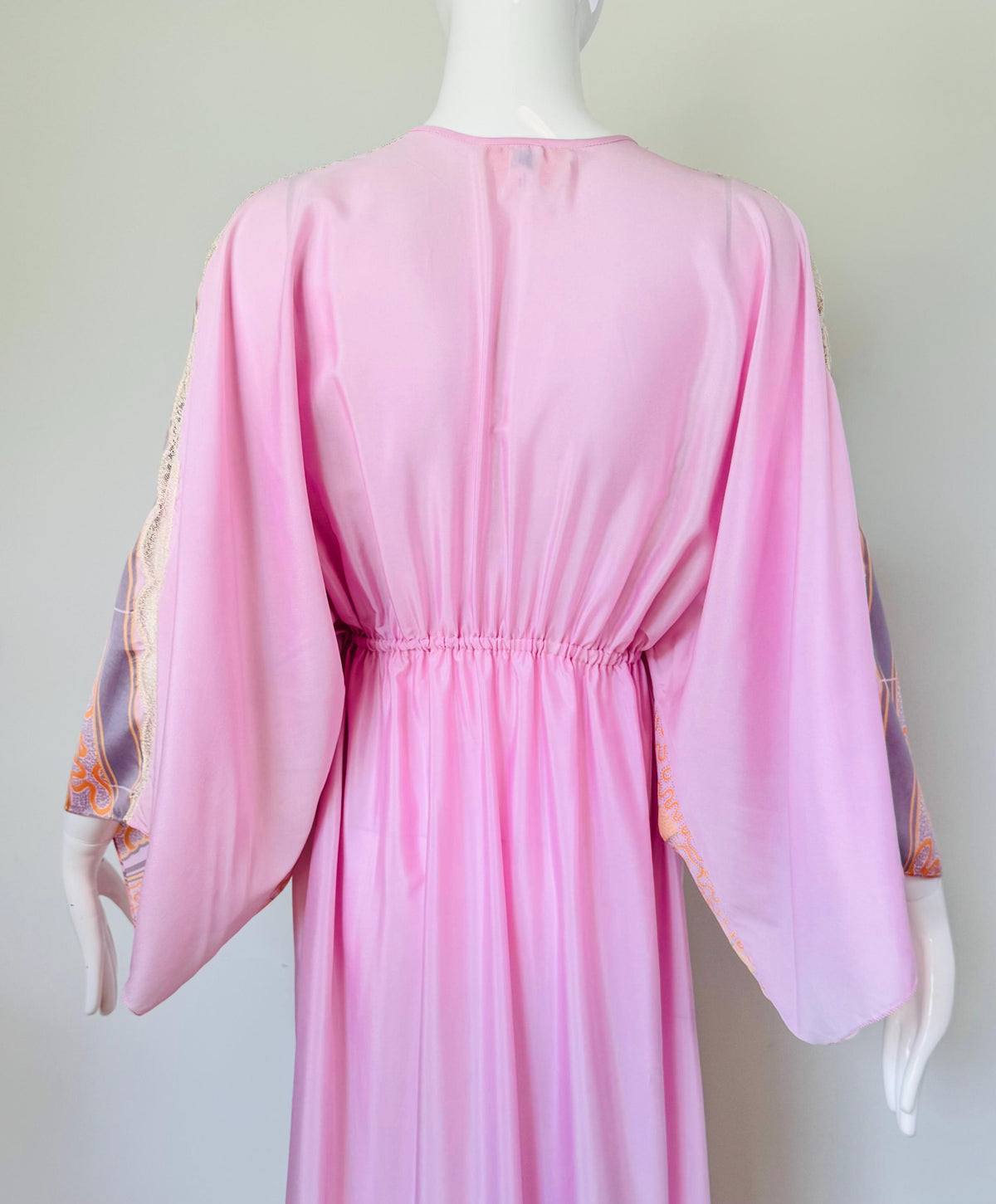 70s Zandra Rhodes Printed Caftan Dress