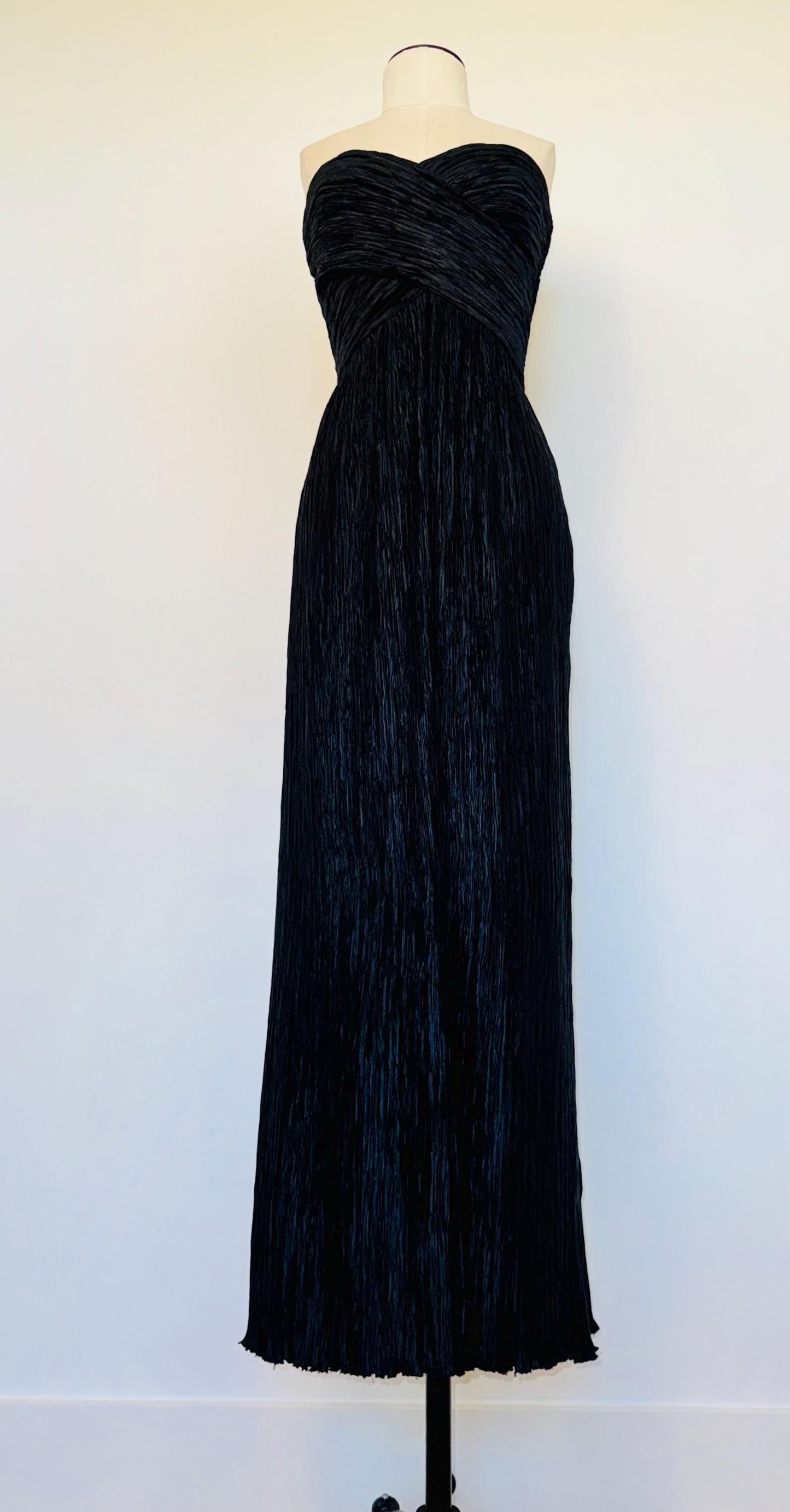 Vintage Mary McFadden Couture Plisee Gown