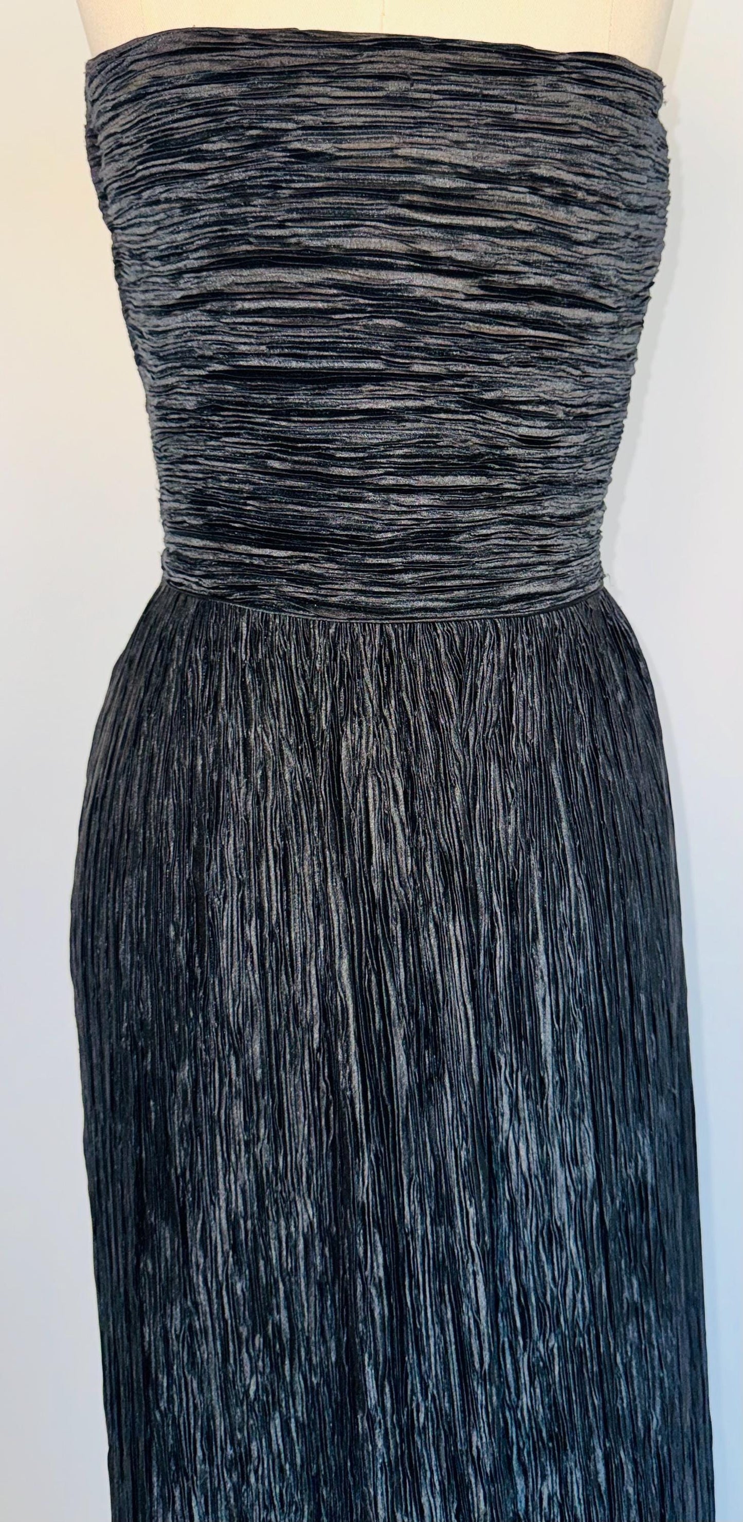 Vintage Mary McFadden Couture Plisee Gown