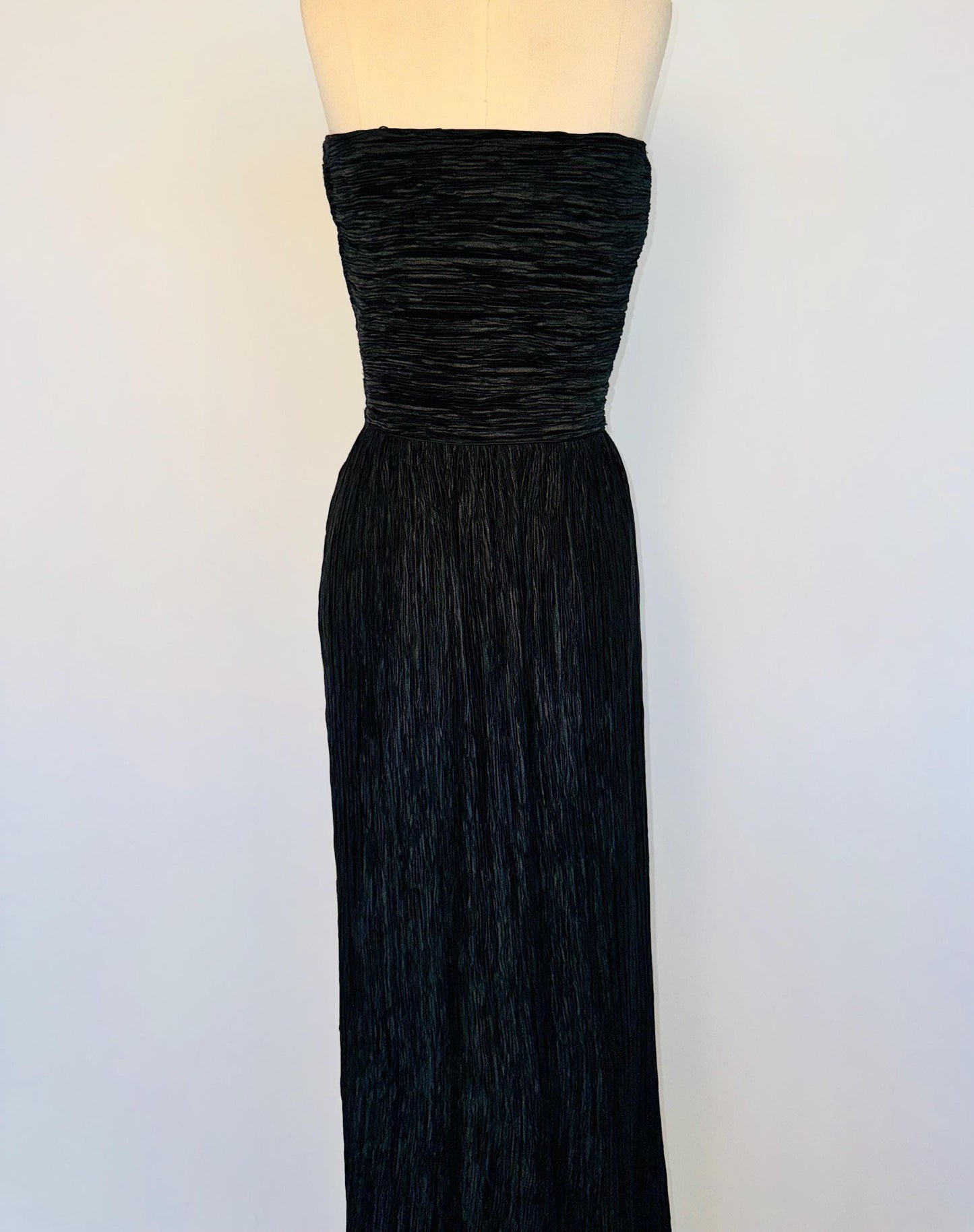 Vintage Mary McFadden Couture Plisee Gown