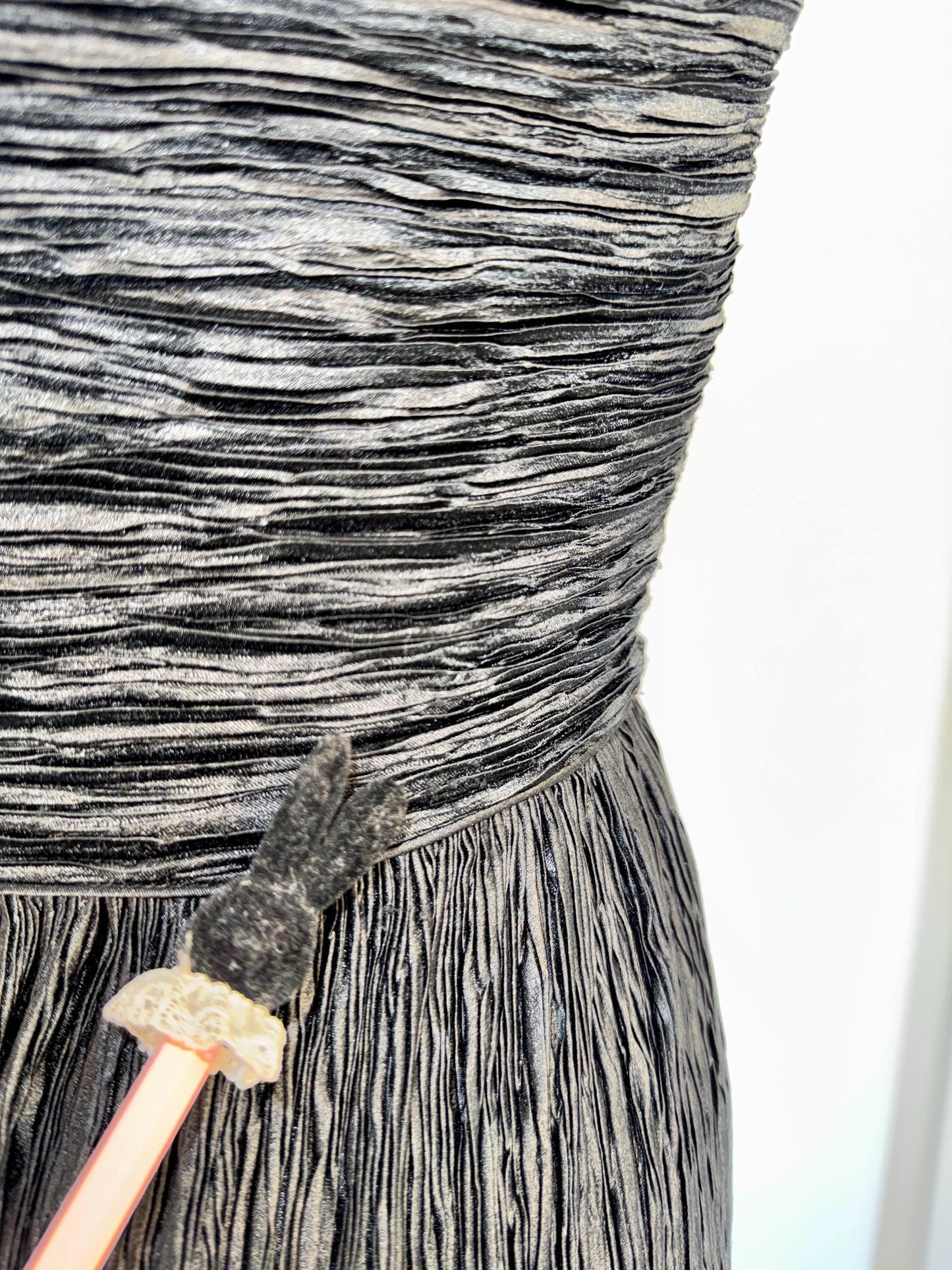 Vintage Mary McFadden Couture Plisee Gown
