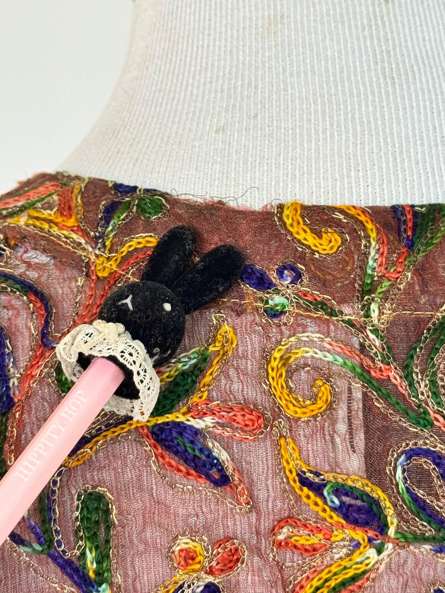 90s Todd Oldham Hand Embroidered Vest