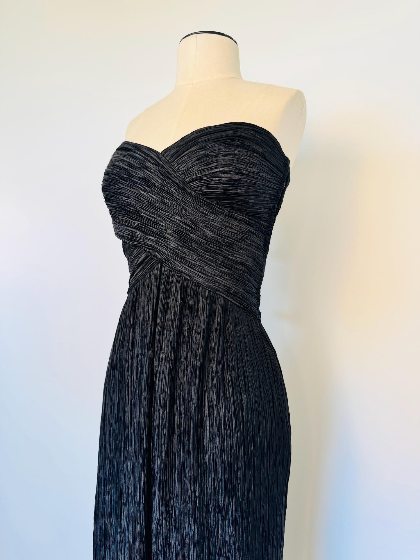 Vintage Mary McFadden Couture Plisee Gown