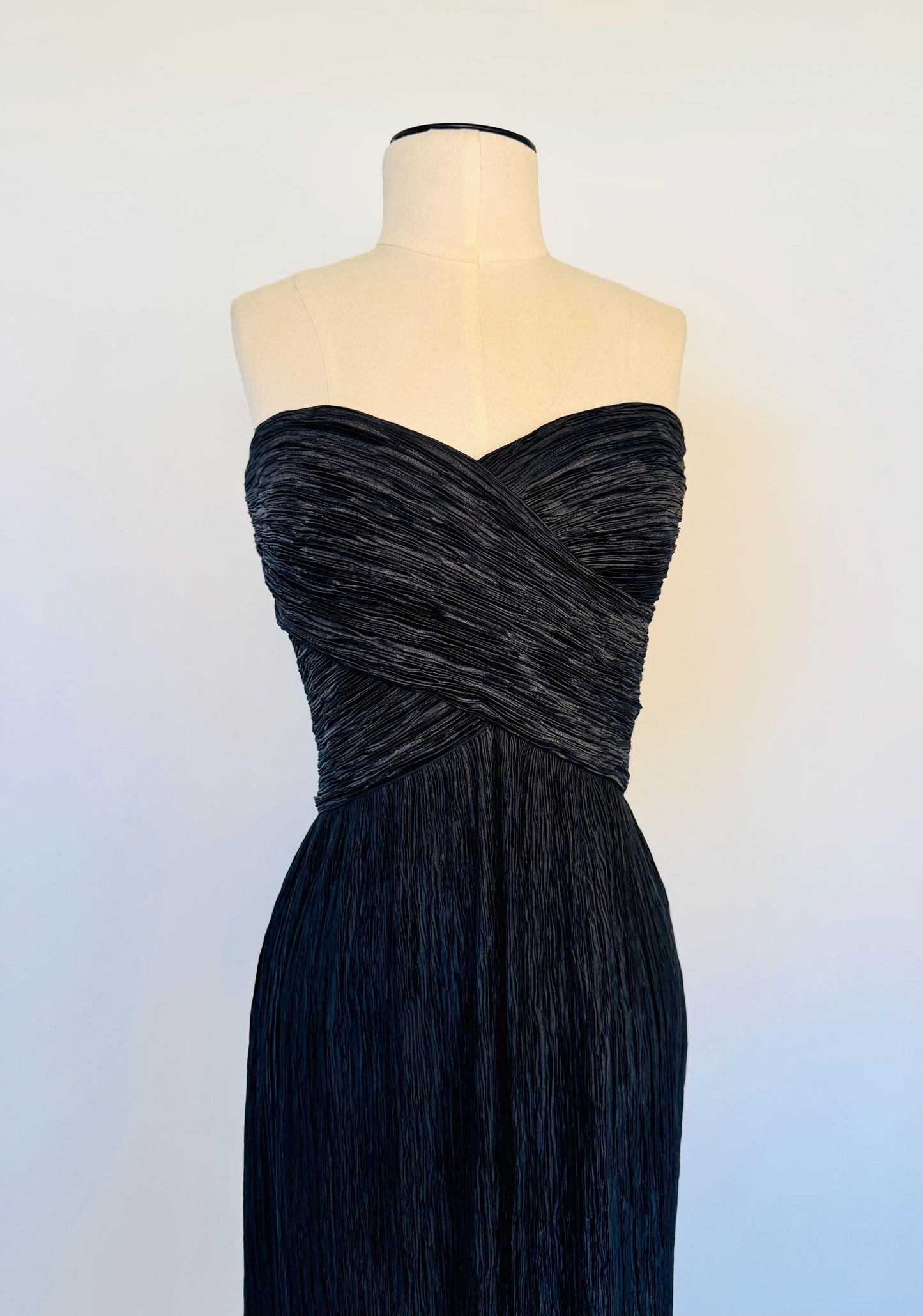 Vintage Mary McFadden Couture Plisee Gown