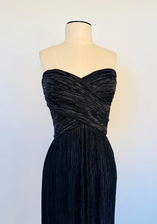 Vintage Mary McFadden Couture Plisee Gown