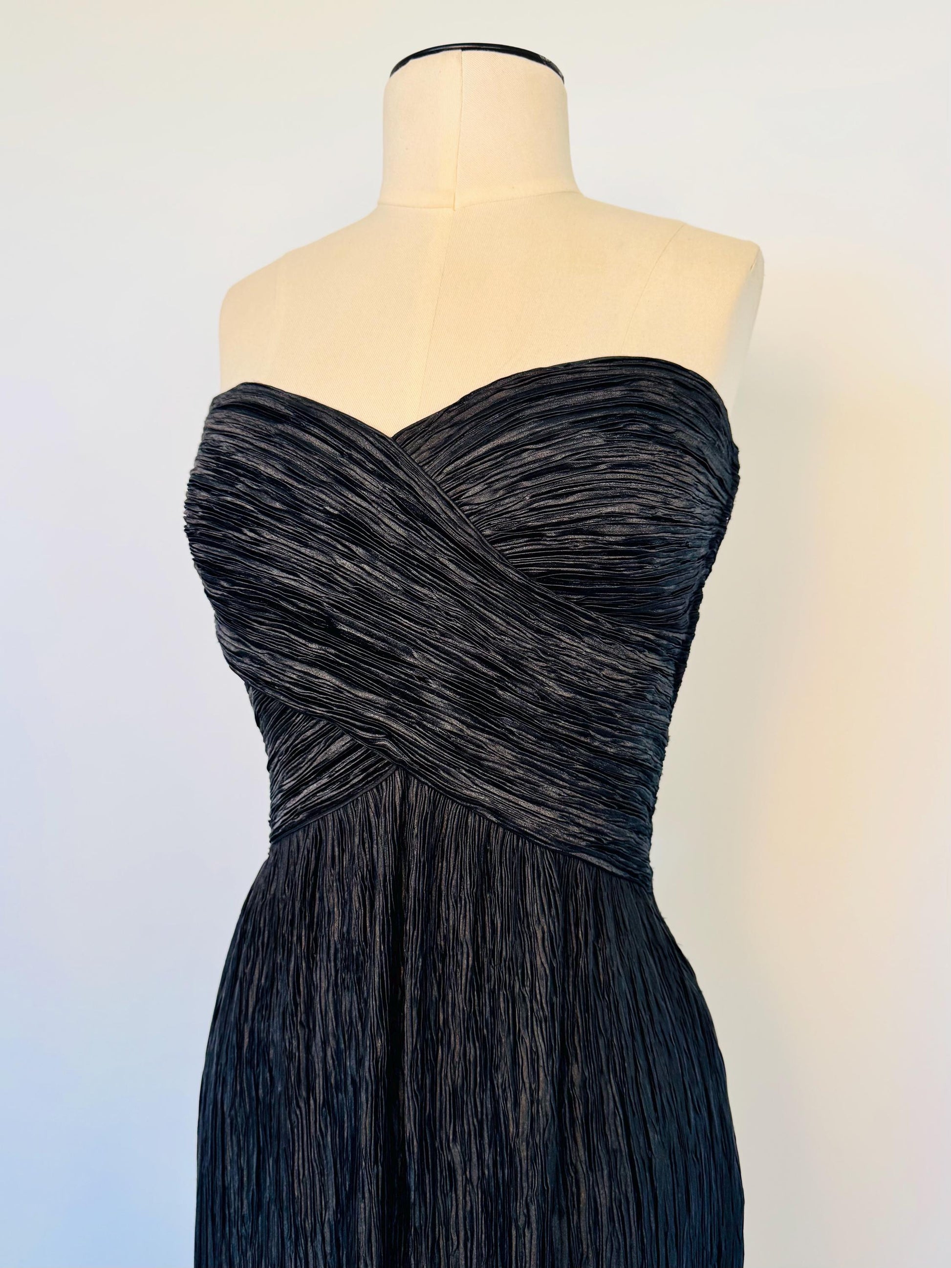Vintage Mary McFadden Couture Plisee Gown