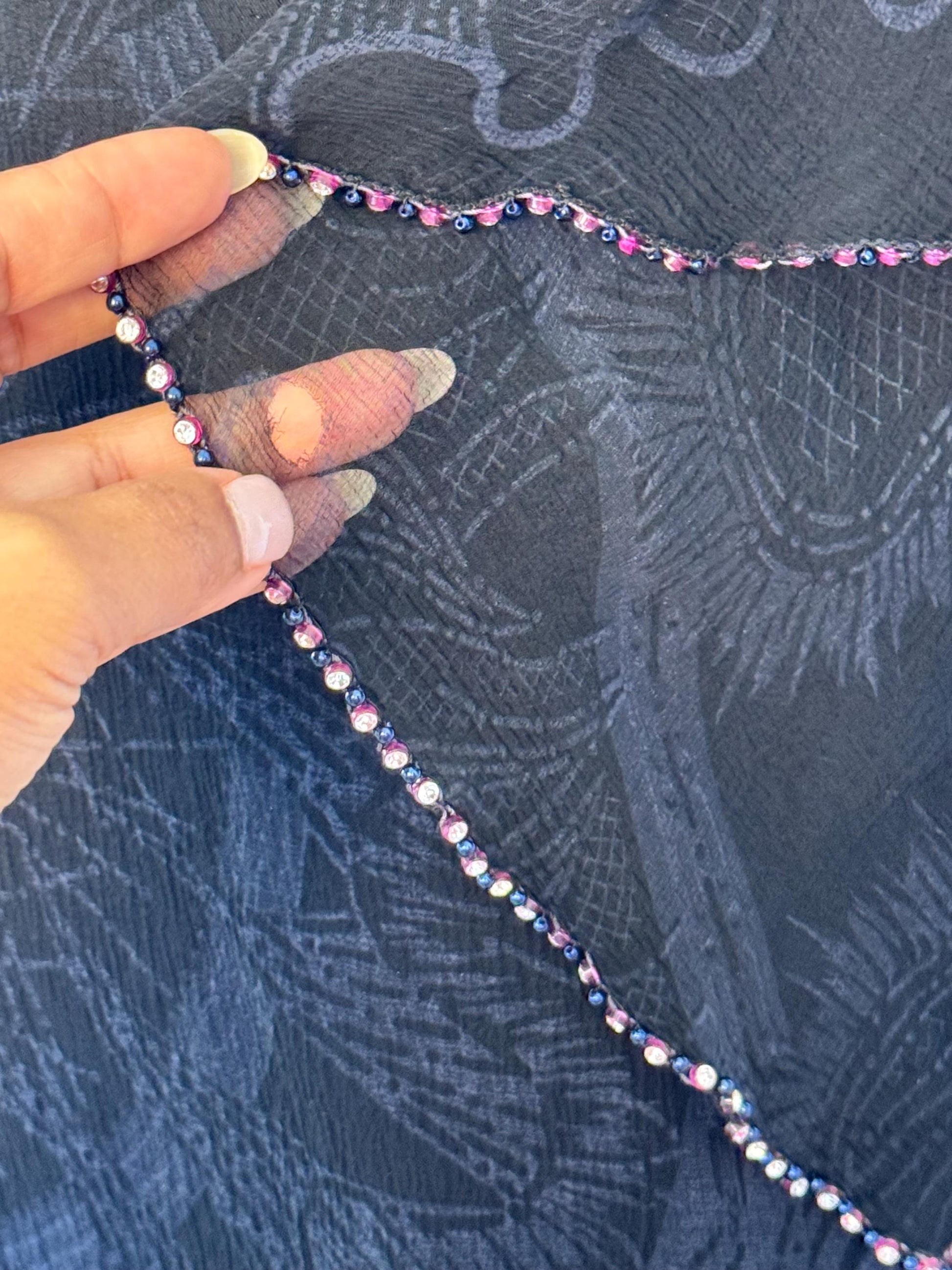 Zandra Rhodes 80s Silk Print Bubble Dress