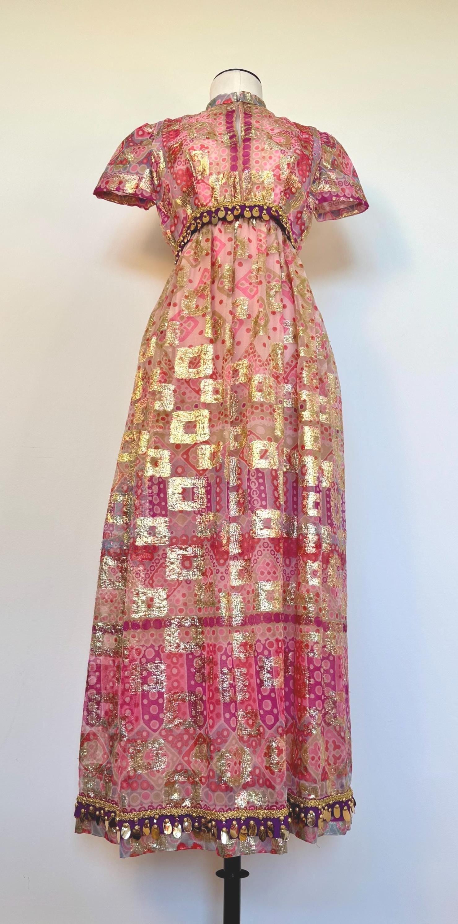 1960s Gino Charles by Malcolm Starr Exquisite Gown