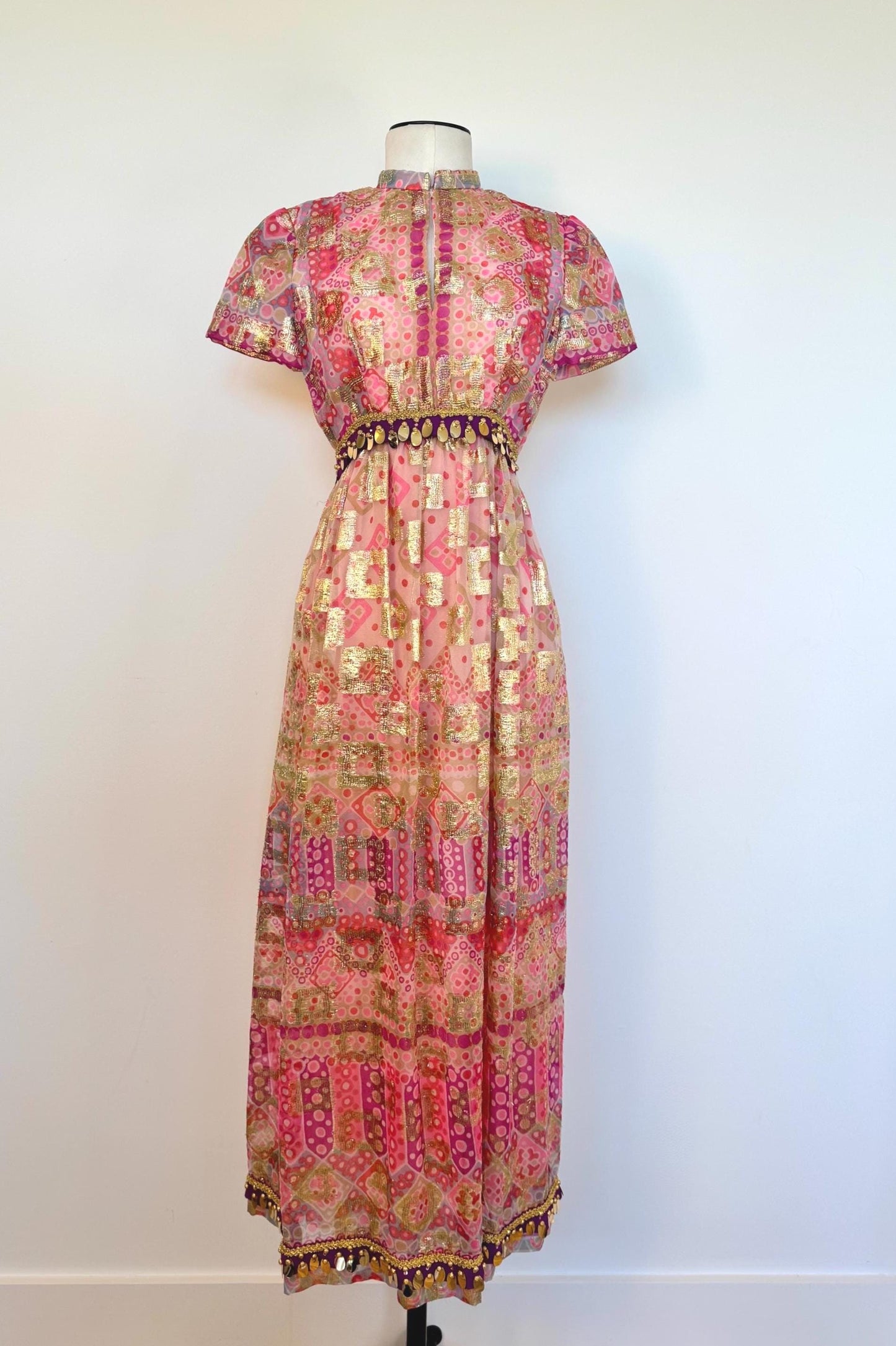 1960s Gino Charles by Malcolm Starr Exquisite Gown