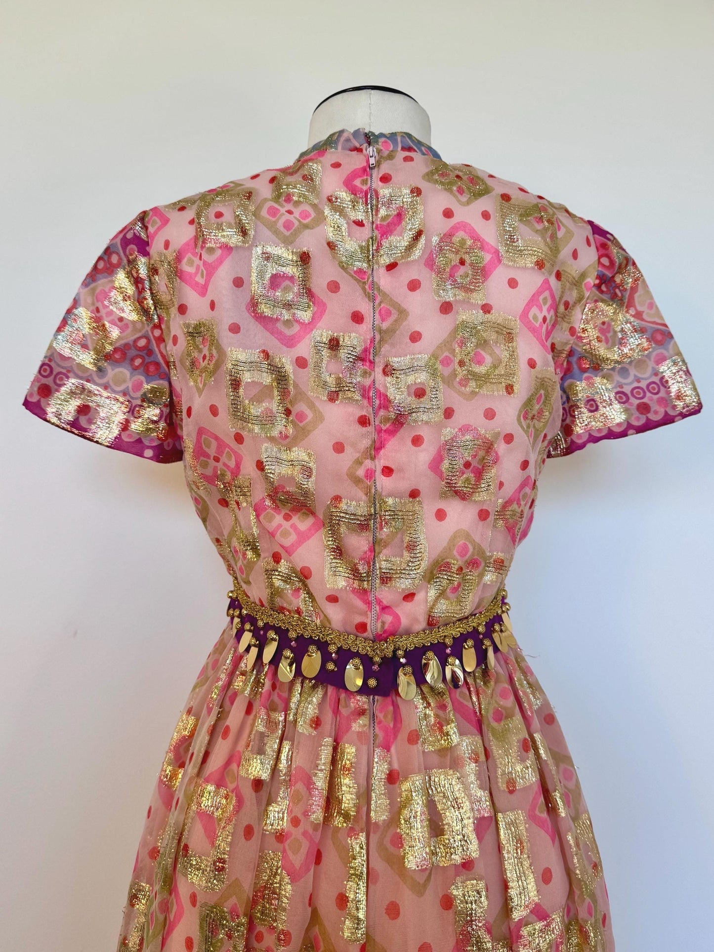 1960s Gino Charles by Malcolm Starr Exquisite Gown