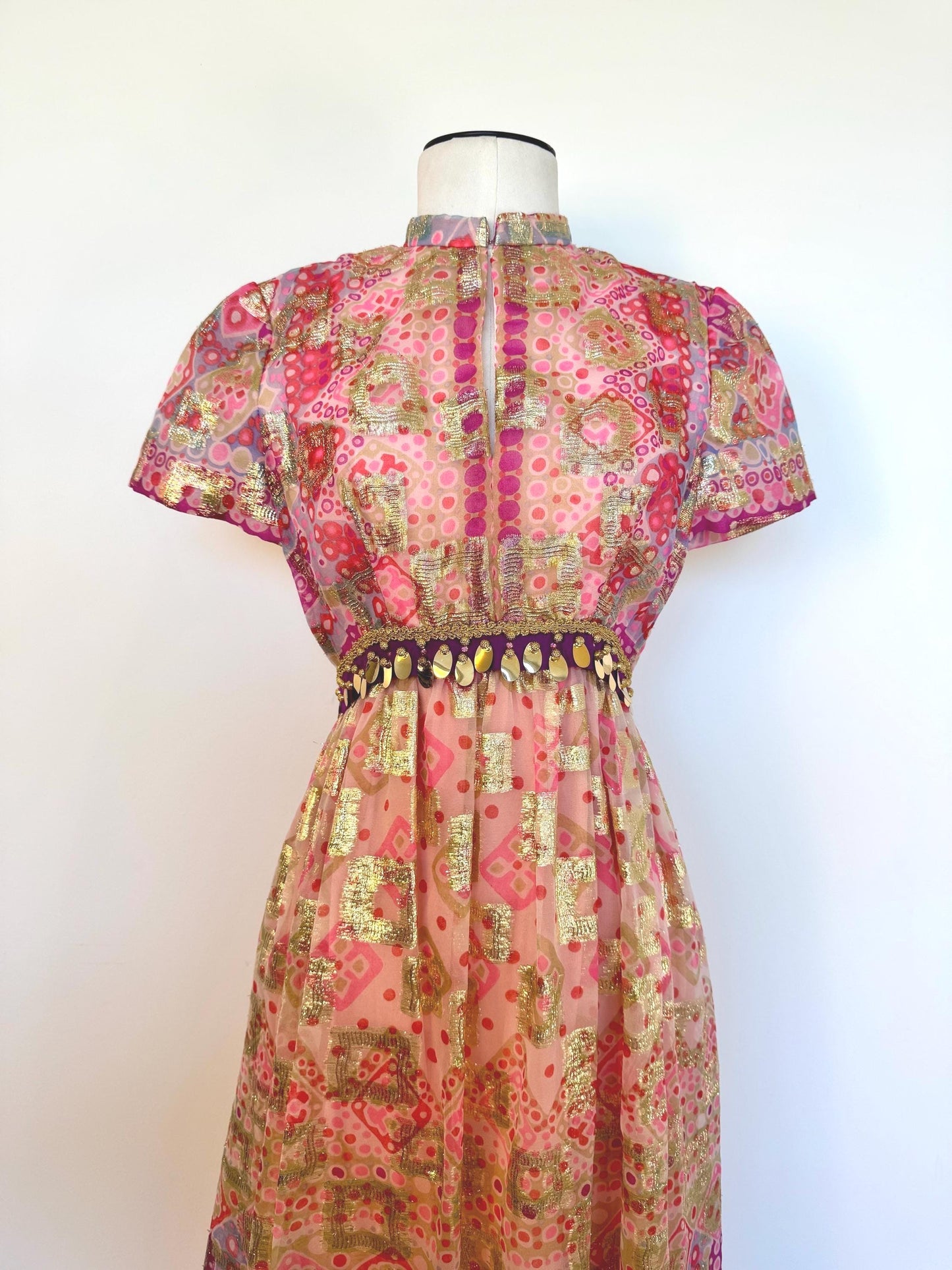 1960s Gino Charles by Malcolm Starr Exquisite Gown