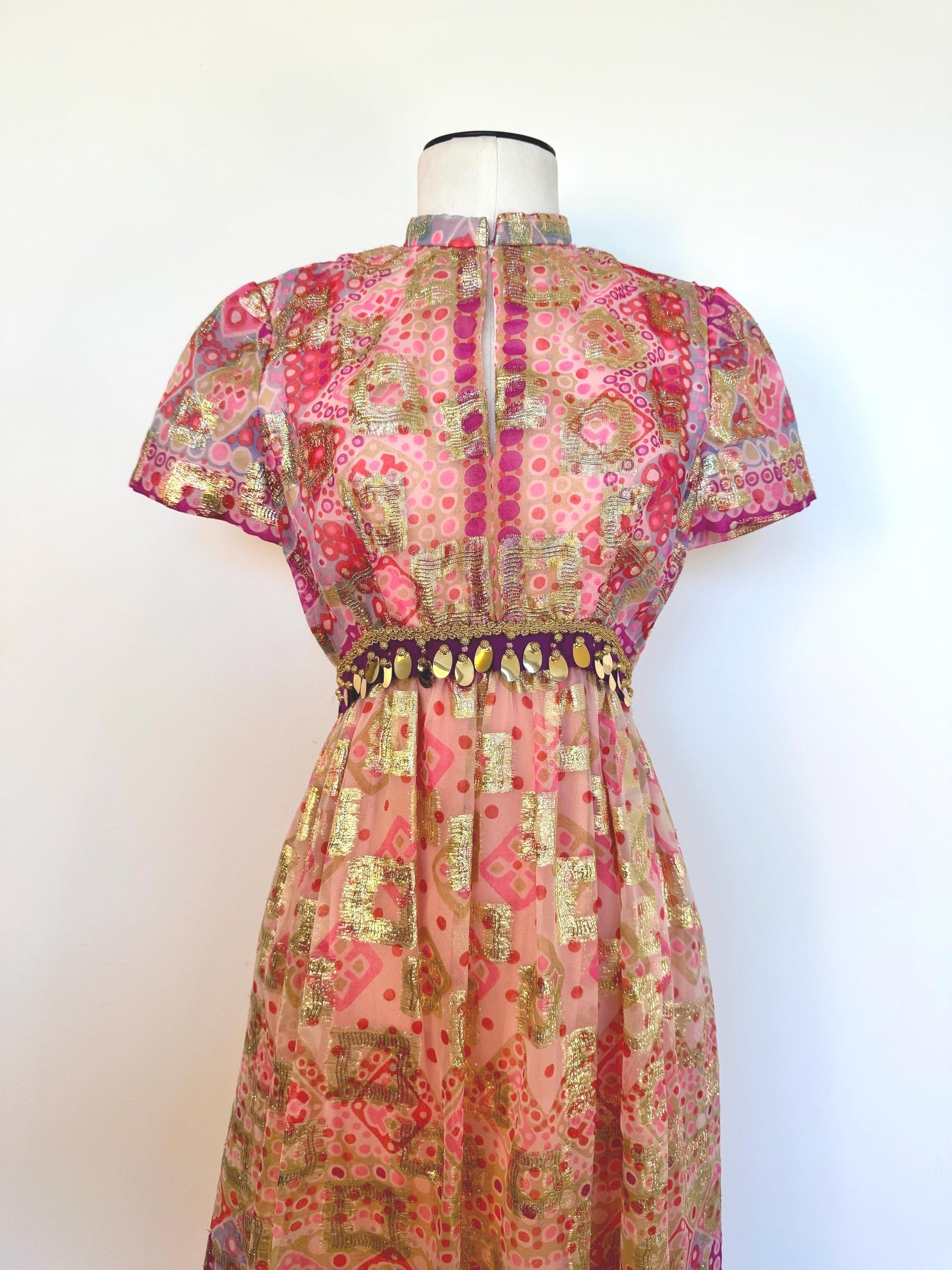 1960s Gino Charles by Malcolm Starr Exquisite Gown