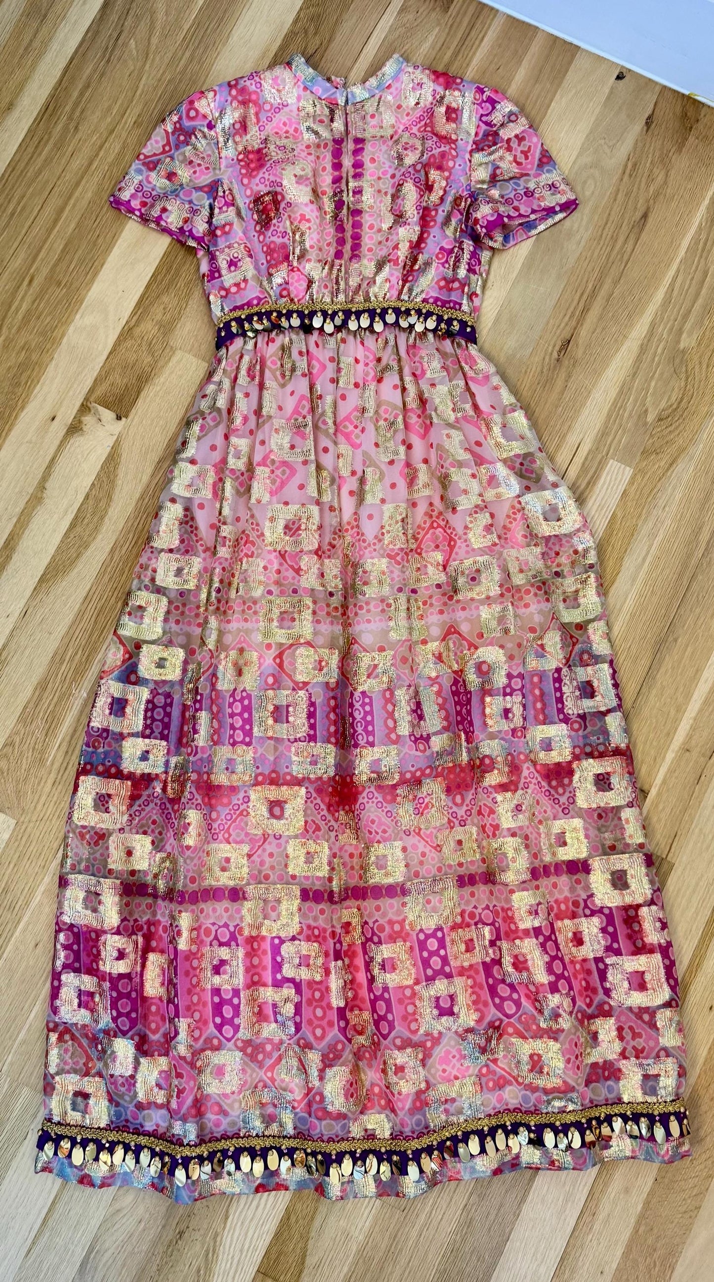 1960s Gino Charles by Malcolm Starr Exquisite Gown