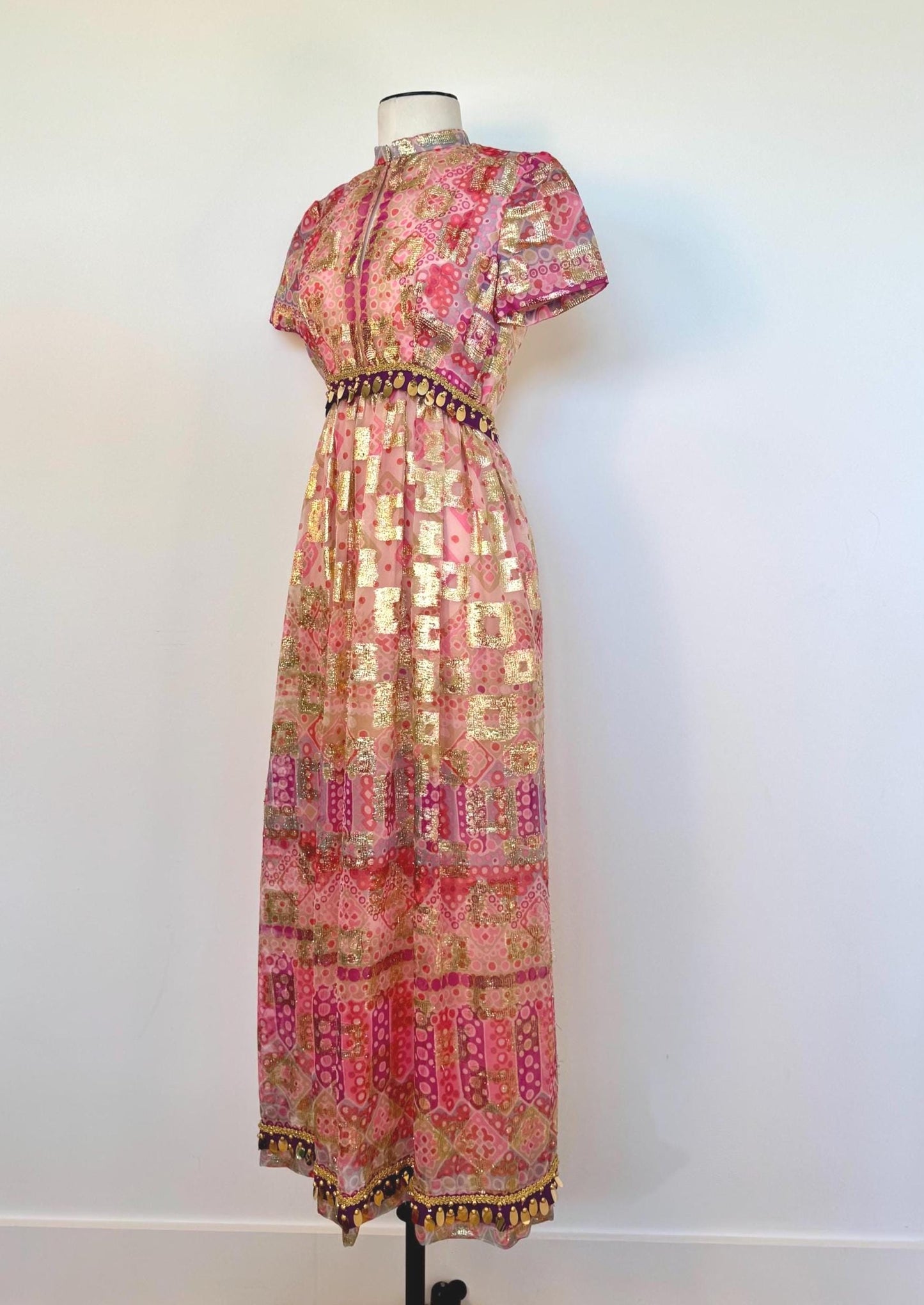 1960s Gino Charles by Malcolm Starr Exquisite Gown
