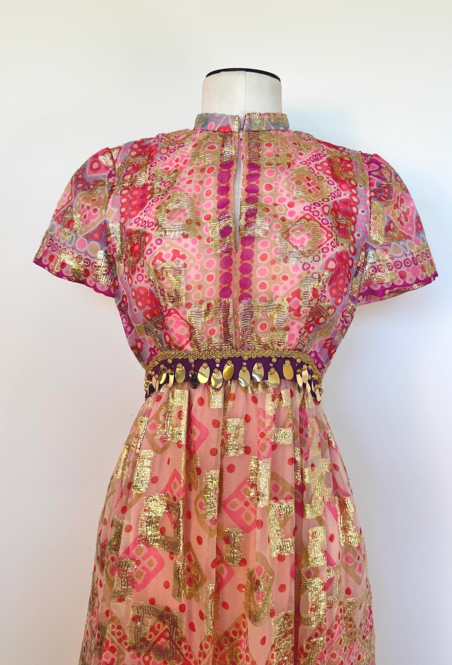1960s Gino Charles by Malcolm Starr Exquisite Gown