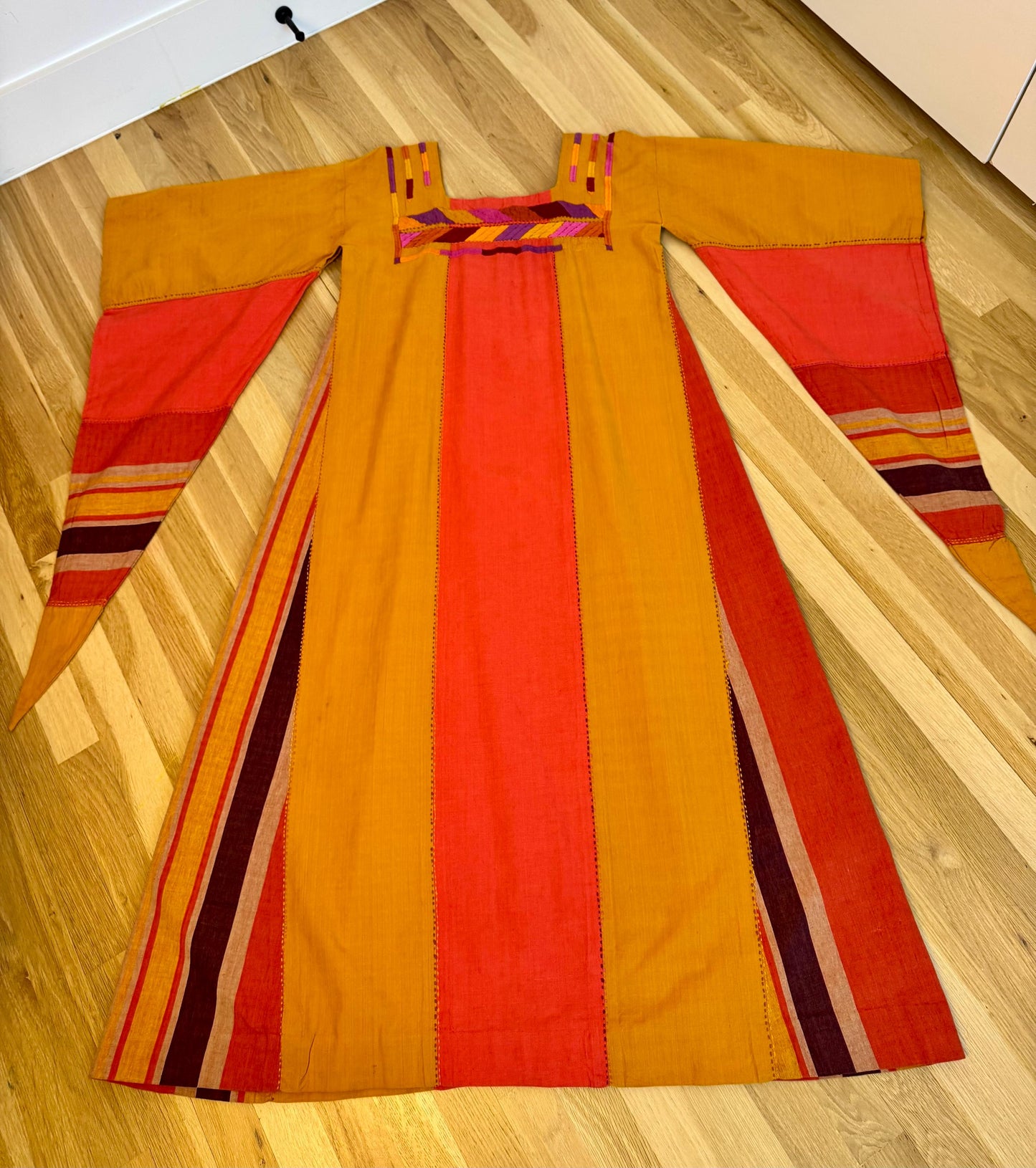 1960s JOSEFA Organic Cotton Angel Wings Caftan