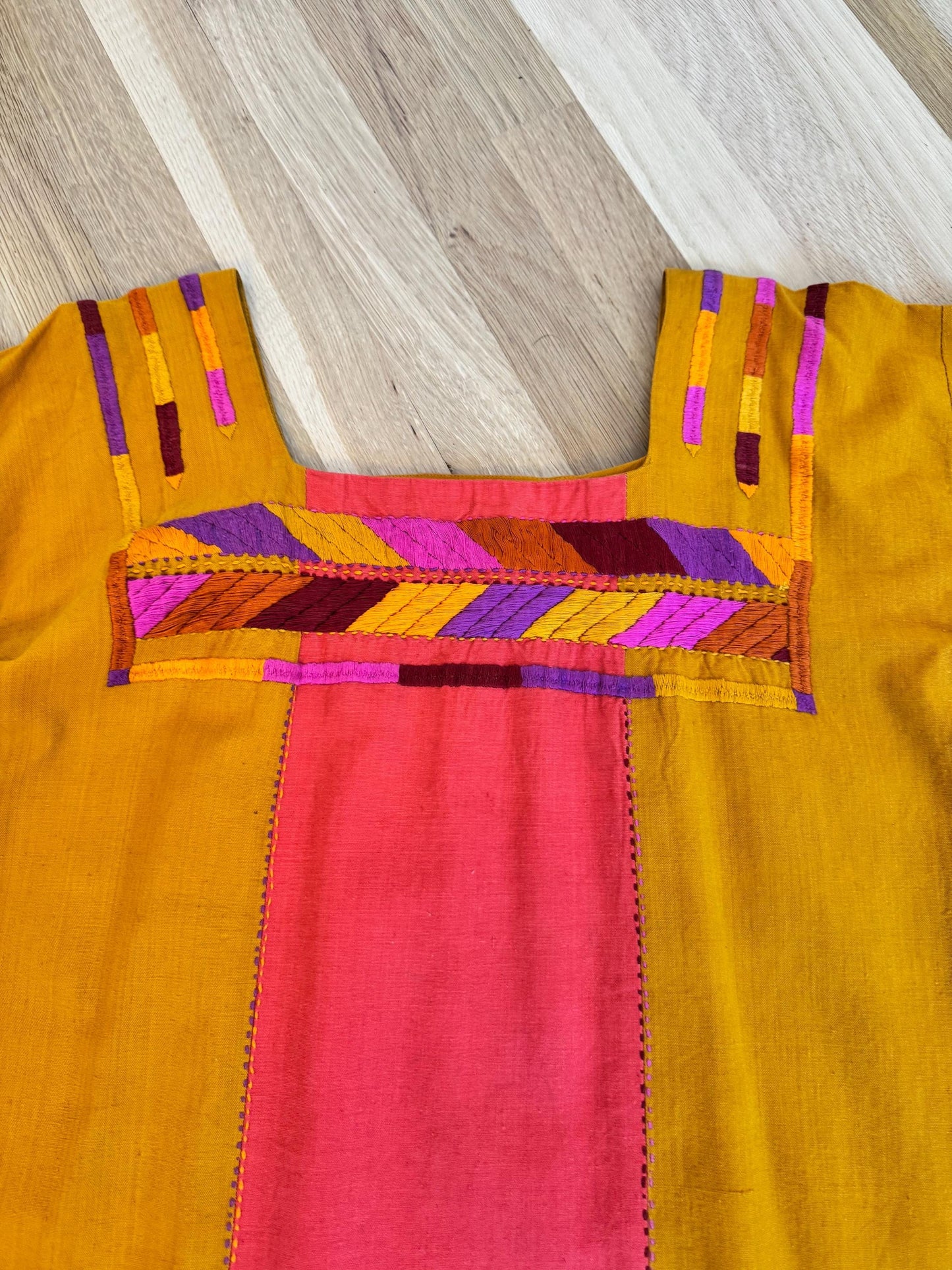 1960s JOSEFA Organic Cotton Angel Wings Caftan
