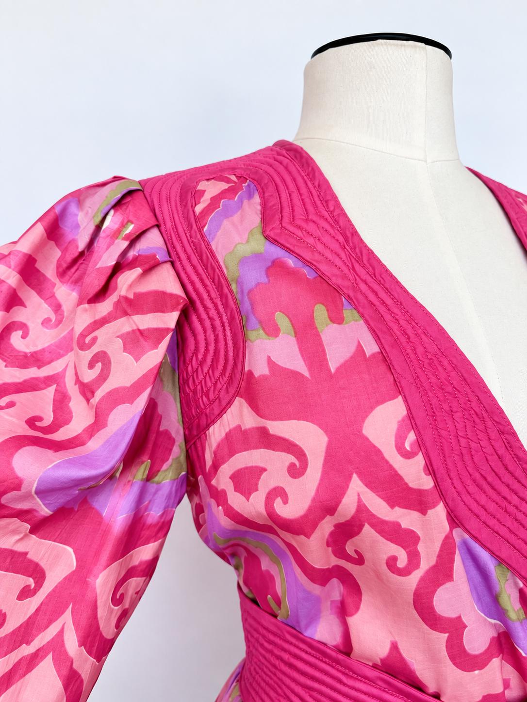 Vintage Bill TICE Silk Maxi Dress