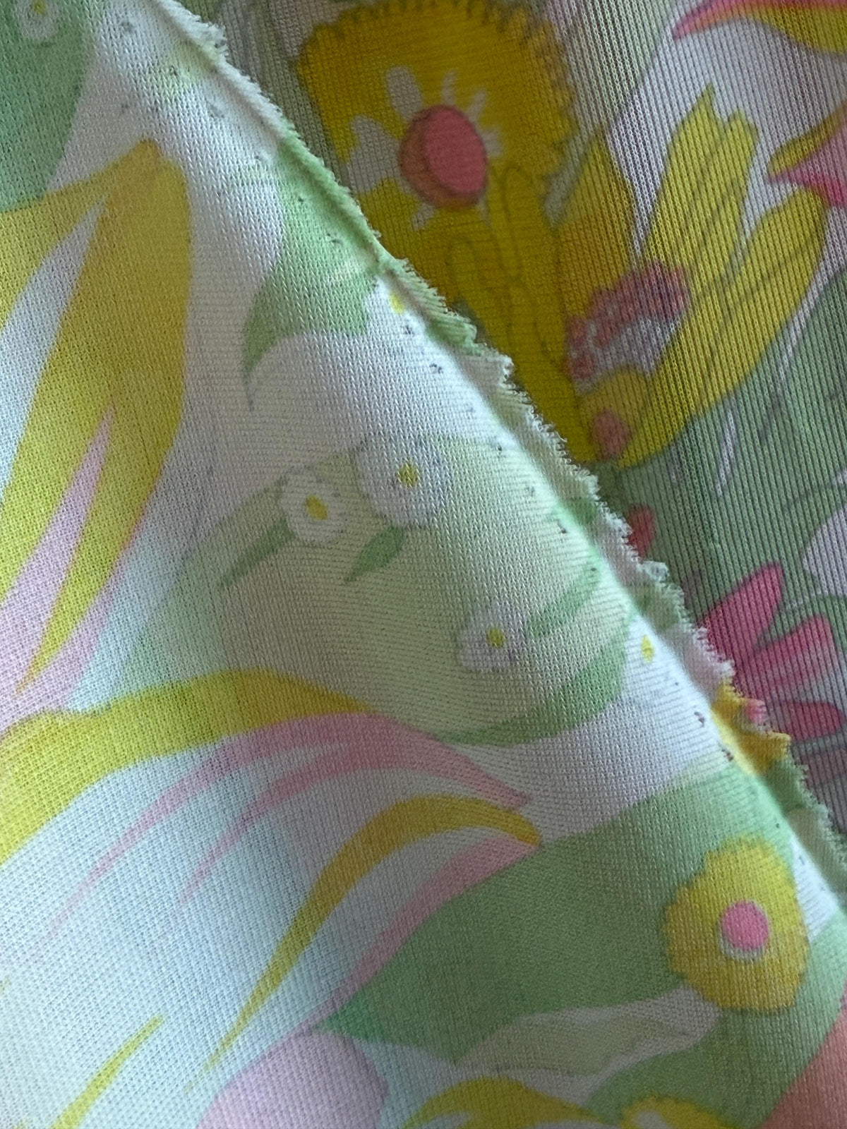 Vintage Floral Lucie Ann Sweeping Peignoir Nylon Set