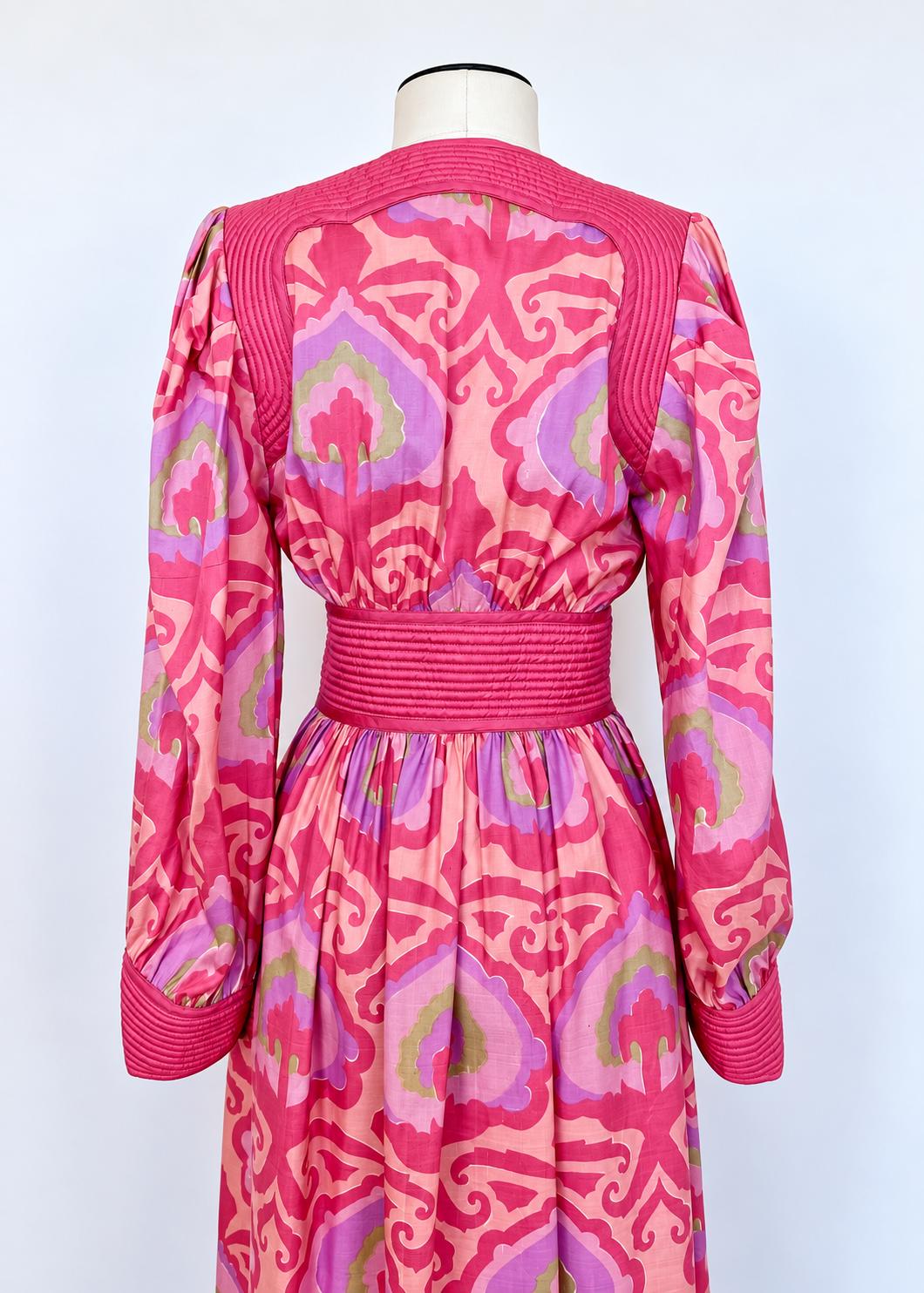 Vintage Bill TICE Silk Maxi Dress
