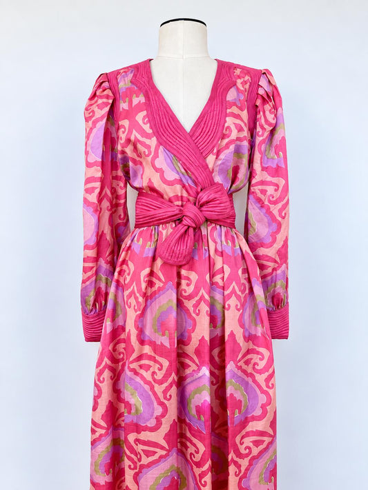 Vintage Bill TICE Silk Maxi Dress