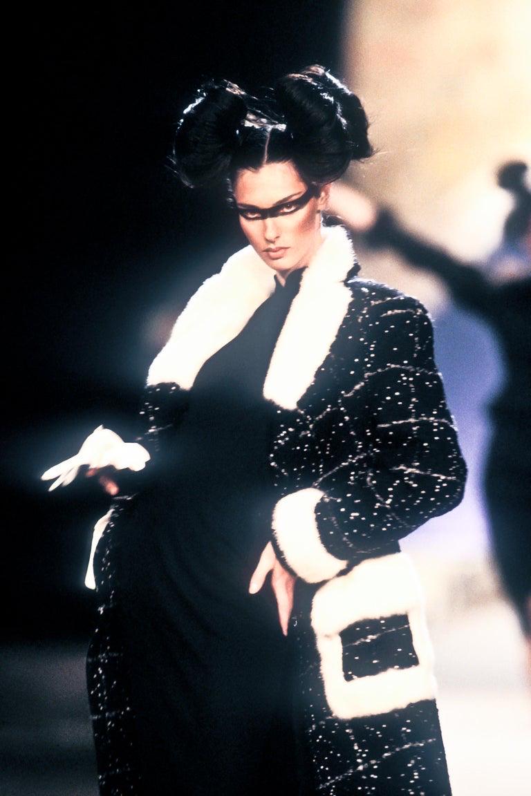 John Galliano Wool "Baby Maker" Runway Dress
