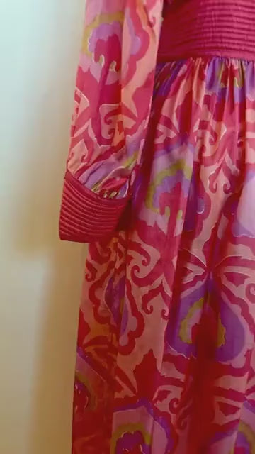 Vintage Bill TICE Silk Maxi Dress