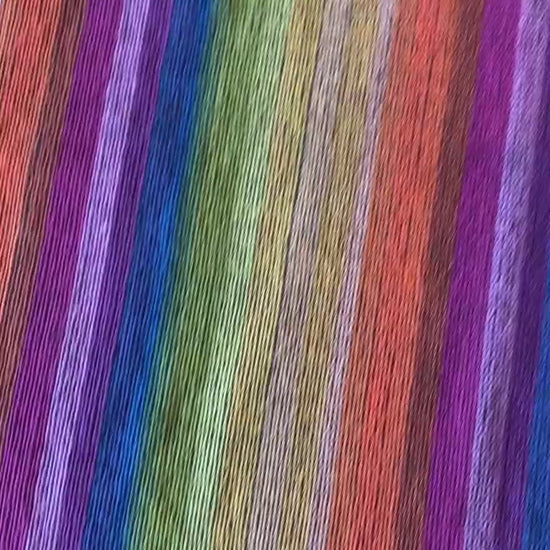 60s Rikma Rainbow Angel Sleeves Cotton Caftan