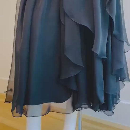 Vintage Eugene Alexander Sculptural Gown