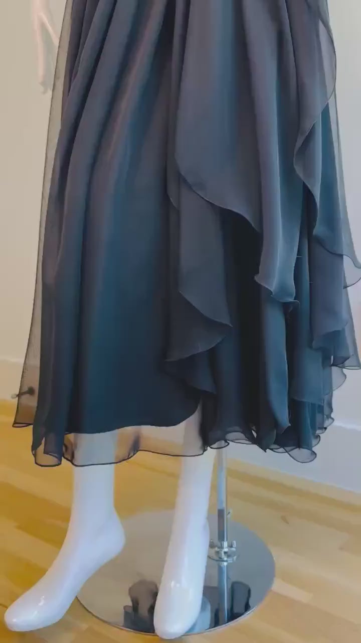 Vintage Eugene Alexander Sculptural Gown